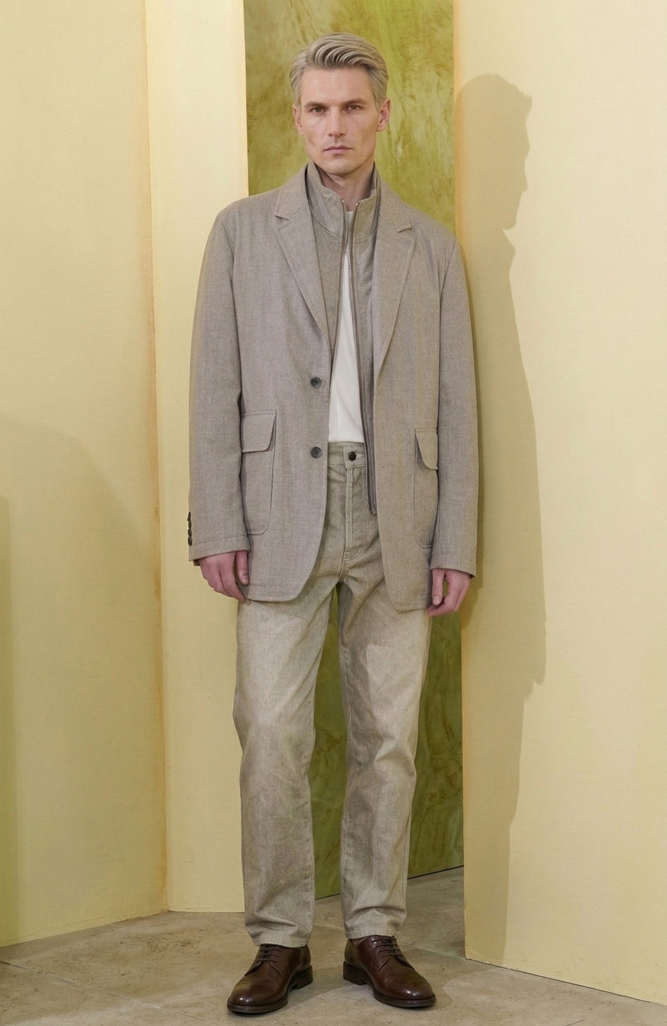 Bond Taupe Cashmere Jacket - MENS - Cardinal of Canada - CA - Bond Taupe Cashmere Jacket