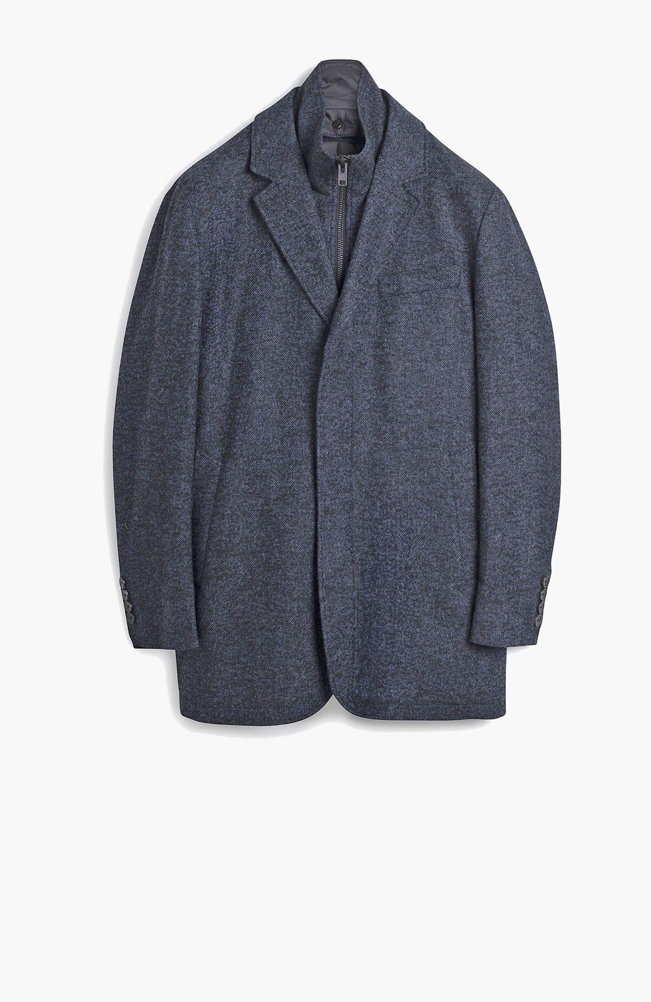 Bowie Navy Herringone Jacket - MENS - Cardinal of Canada-CA - Bowie Navy Herringone Jacket