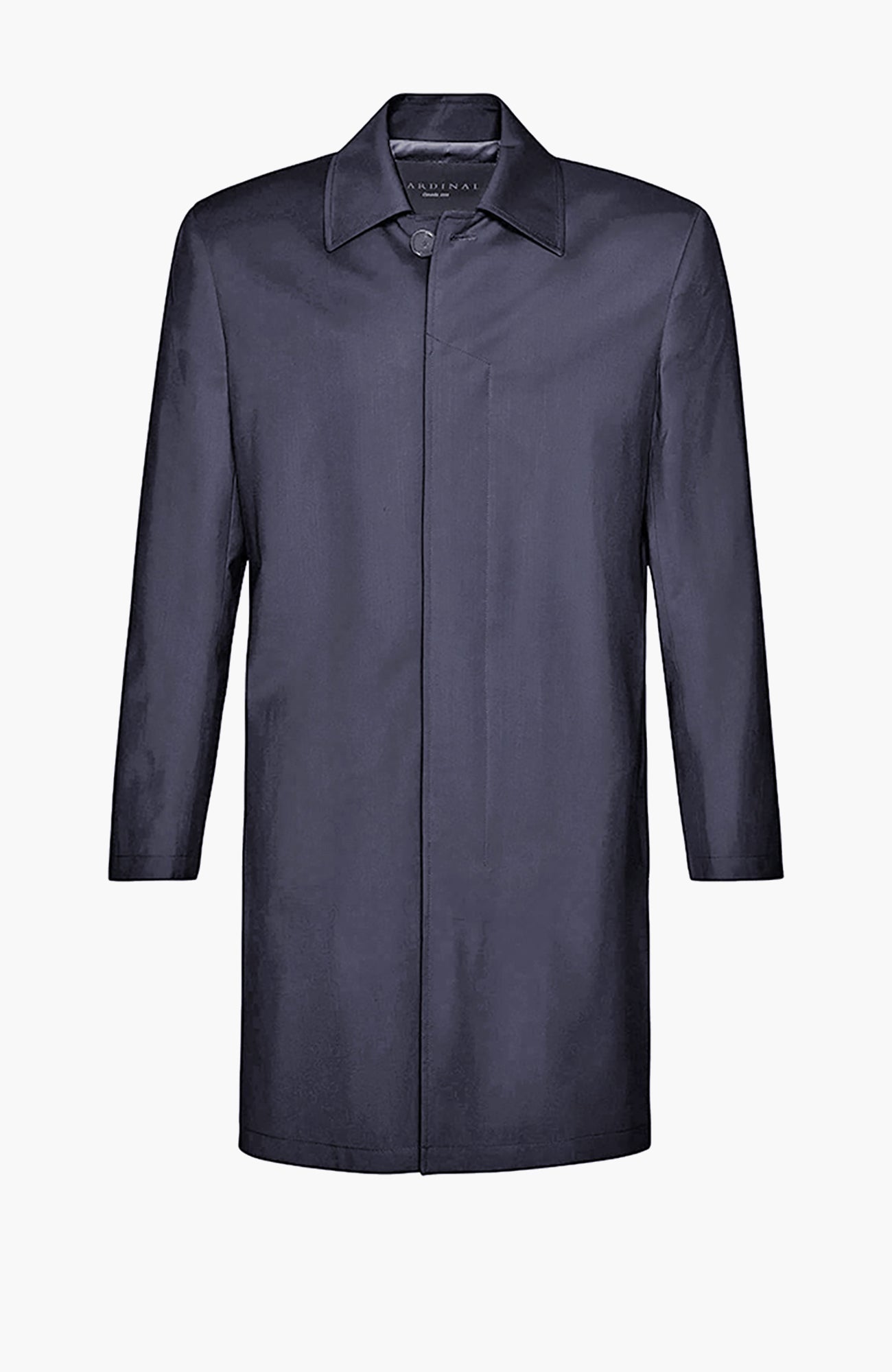 Jax Navy Single Breast Topcoat - MENS - Cardinal of Canada-CA - Jax Navy Single Breast Topcoat