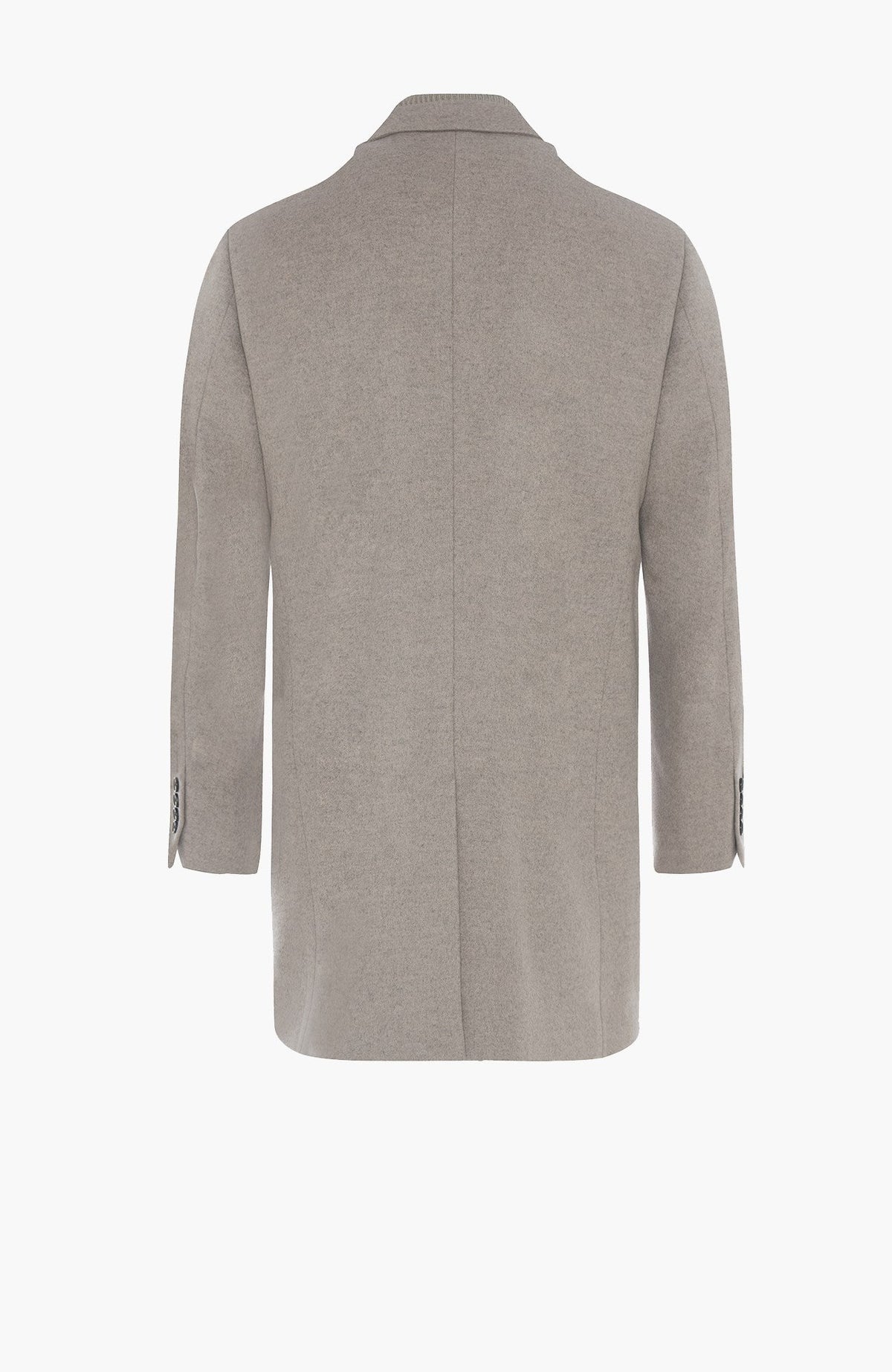 LeClaire Taupe Wool & Cashmere Topcoat - MENS - Cardinal of Canada-CA - LeClaire Taupe Wool & Cashmere Topcoat