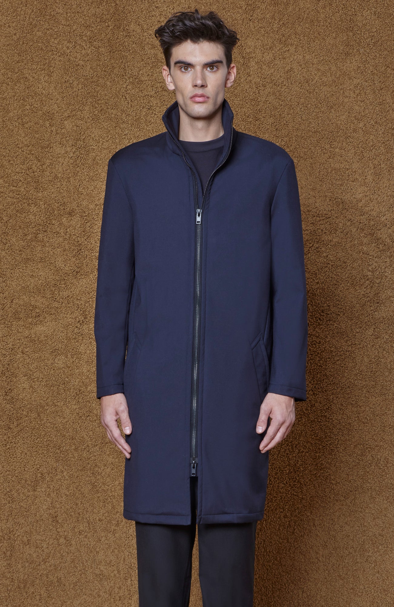 Limited Edition: Vader Navy Water repellent wool topcoat - MENS - Cardinal of Canada - CA - Limited Edition: Vader Navy Water repellent wool topcoat