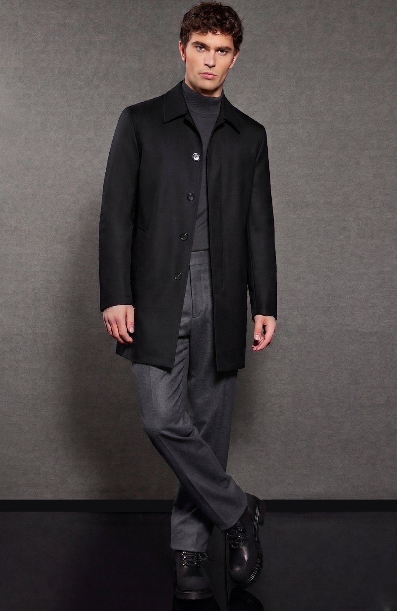Imperméable noir McCord avec insulation PrimaLoft