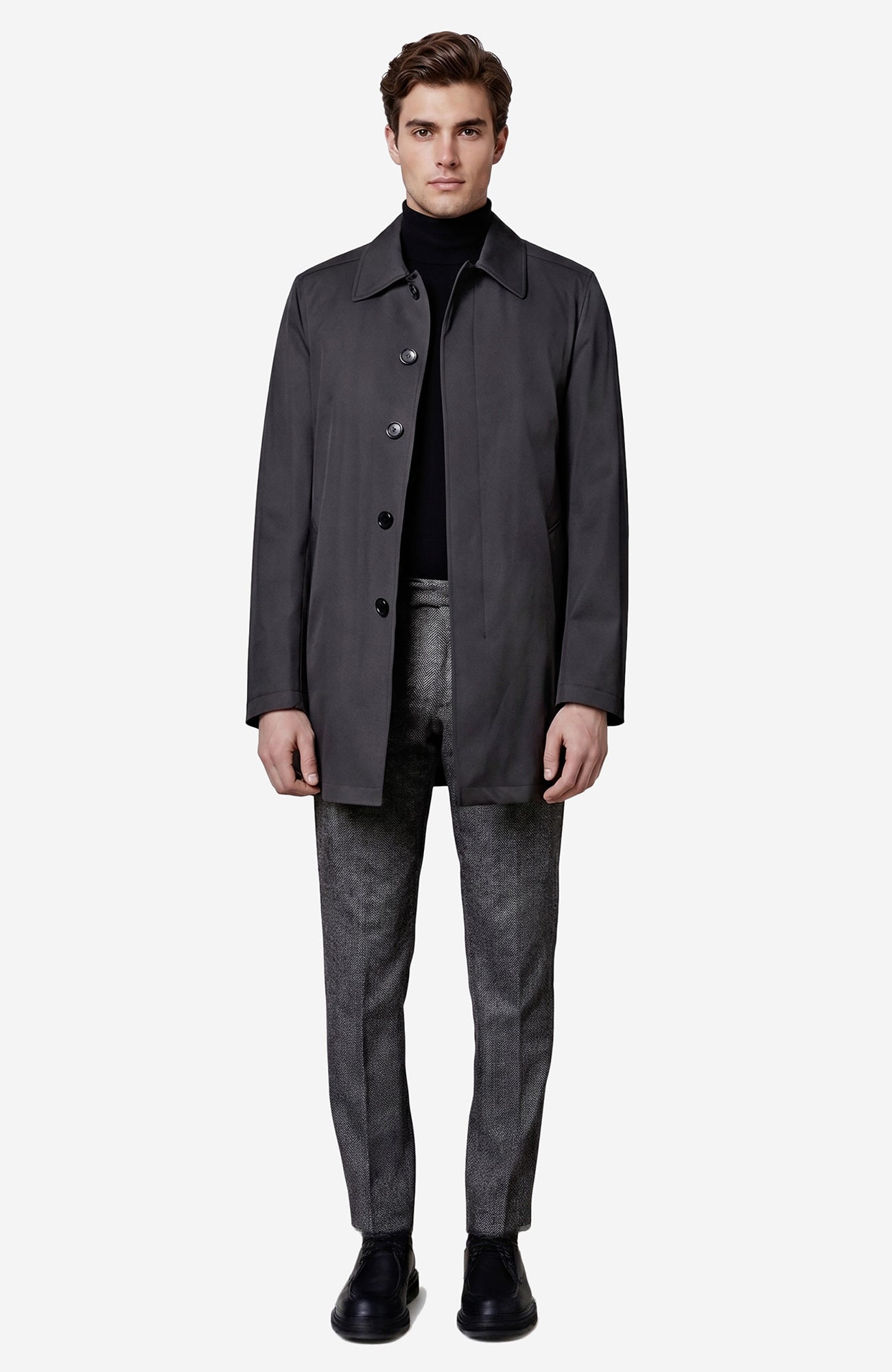 McCord II Black Raincoat With Primaloft Lining - MENS - Cardinal of Canada - CA - McCord II Black Raincoat With Primaloft Lining
