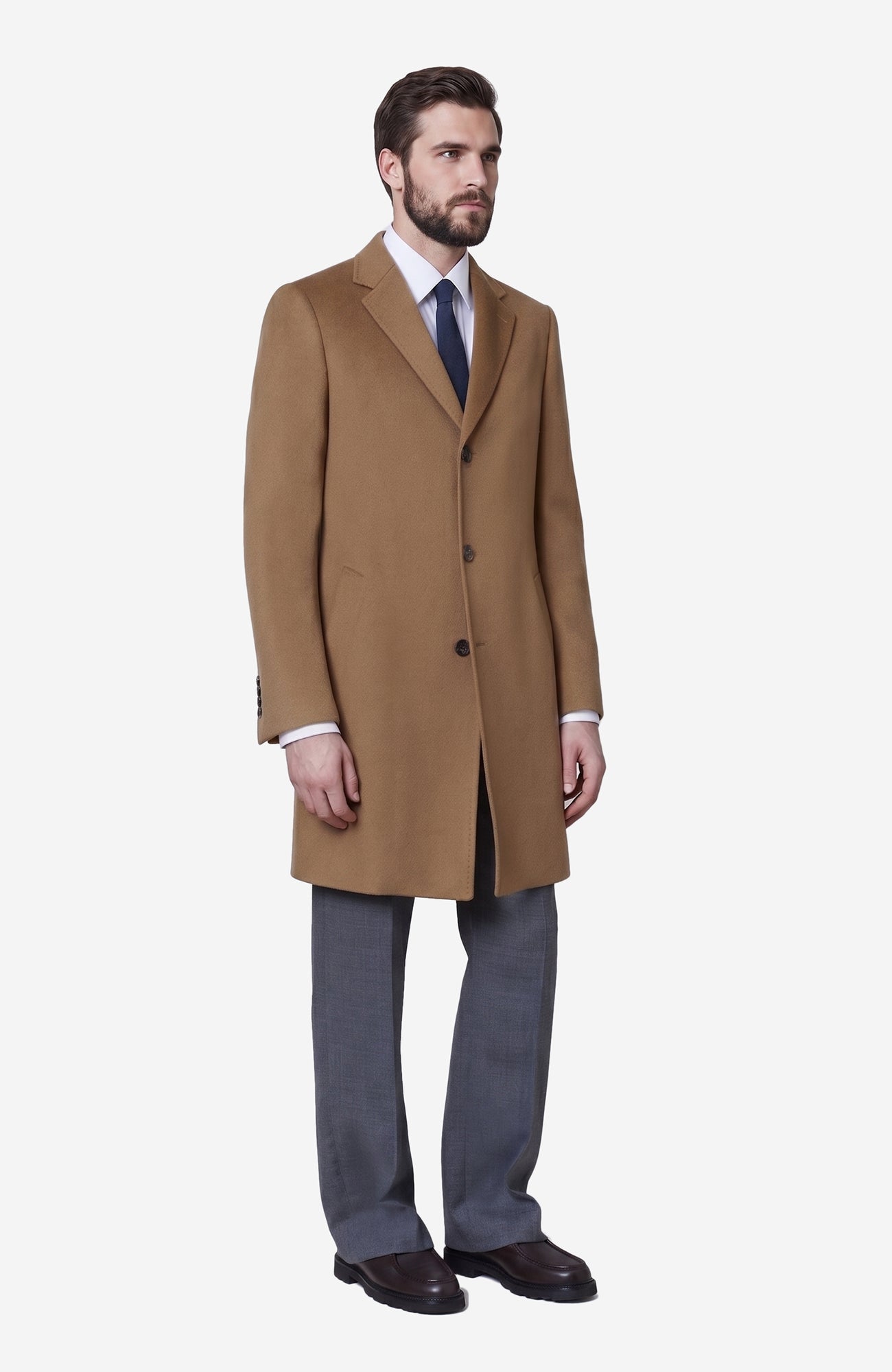 St. Pierre Cashmere Topcoat In Vicuna - Dress - Cardinal of Canada - CA - St. Pierre Cashmere Topcoat In Vicuna