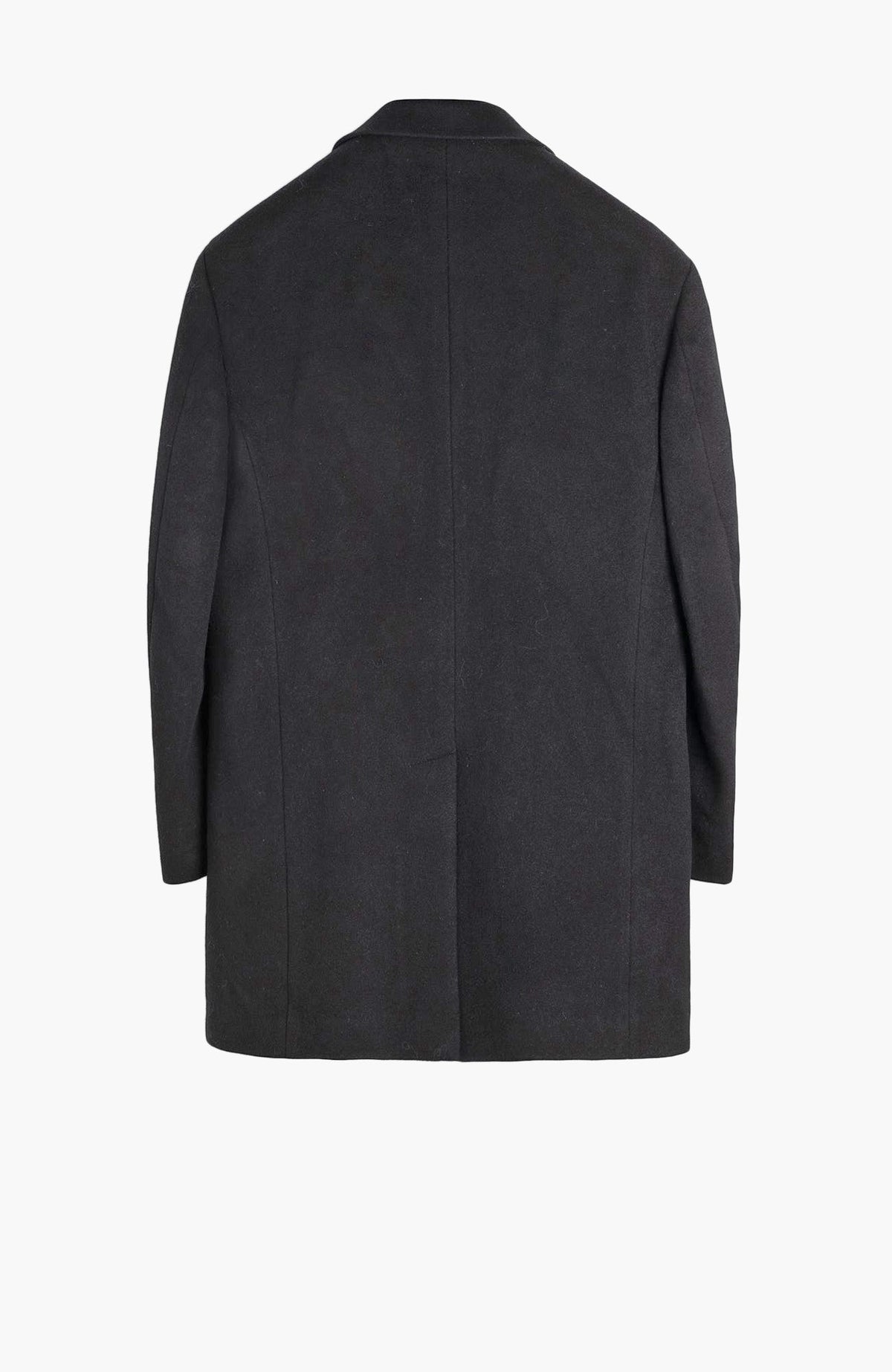 Trenton Black Wool & Cashmere Topcoat - Cardinal of Canada-CA - Trenton Black Wool & Cashmere Topcoat