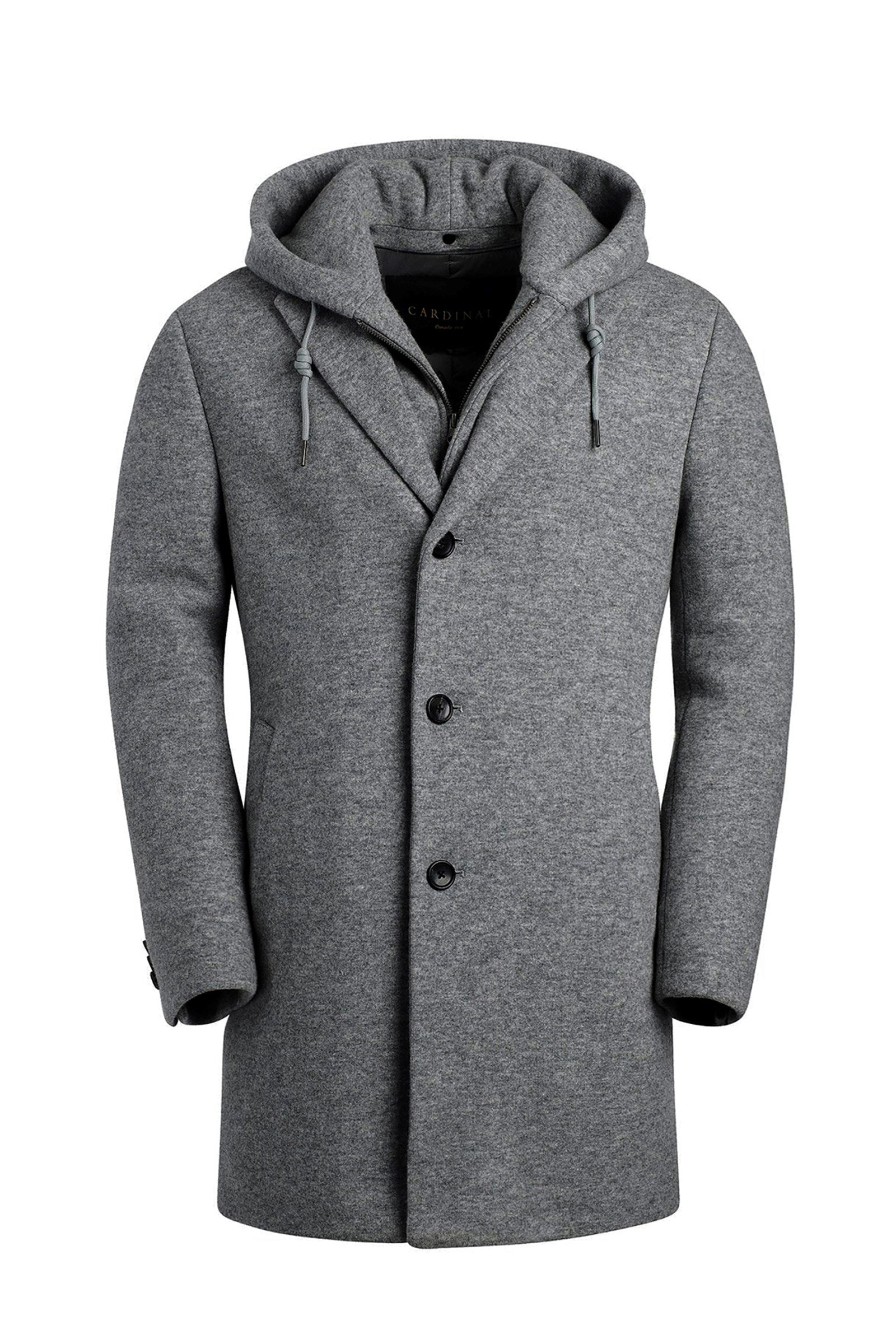 TYSON CHARCOAL TOPCOAT WITH PRIMALOFT INSULATION