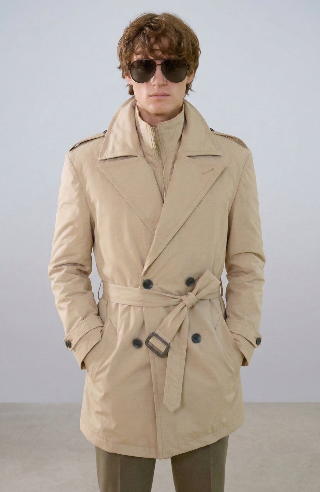 Anikan Beige Trenchcoat