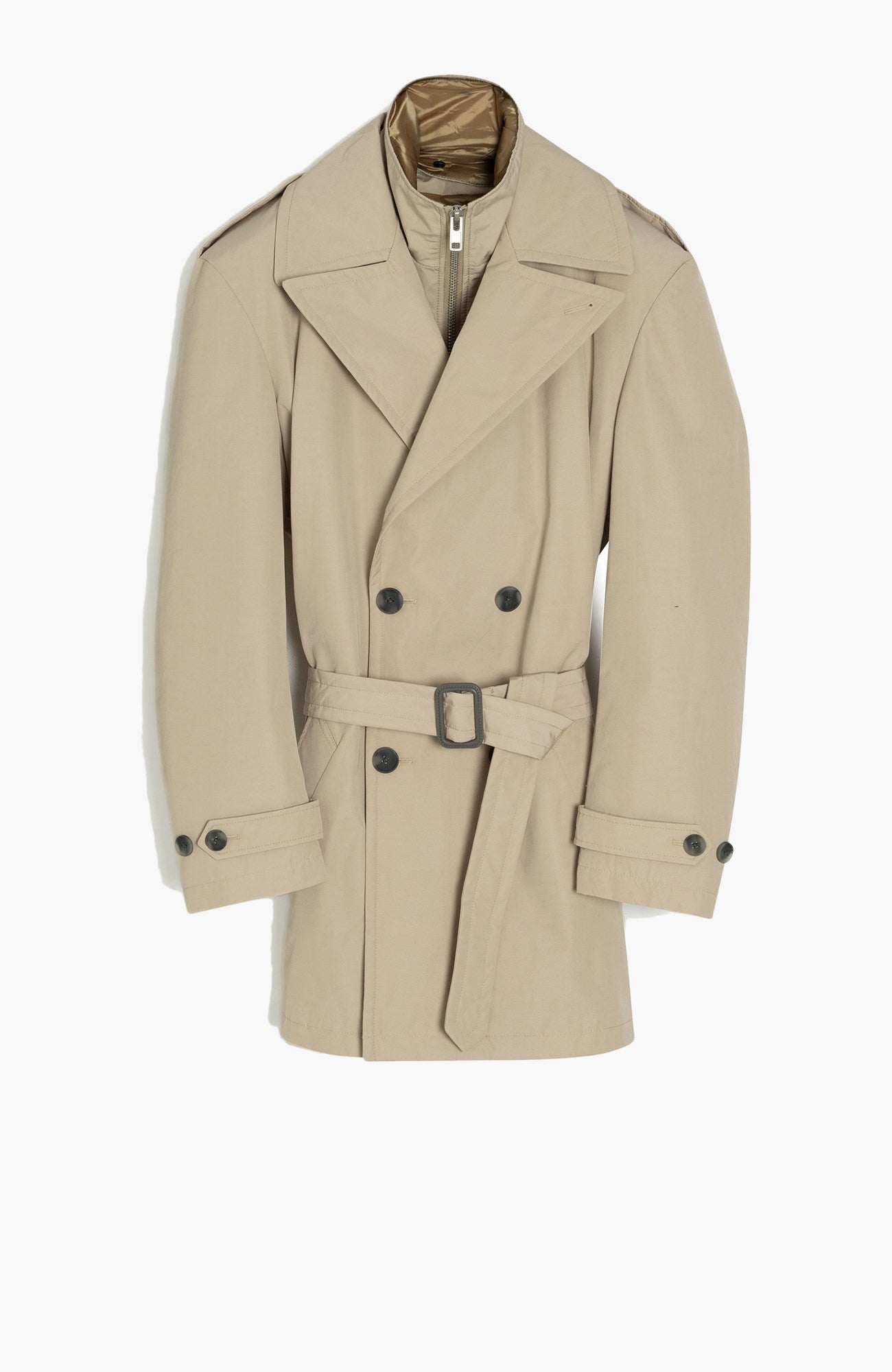 Anikan Beige Trench Coat - MENS - Cardinal of Canada-CA - Anikan Beige Trench Coat
