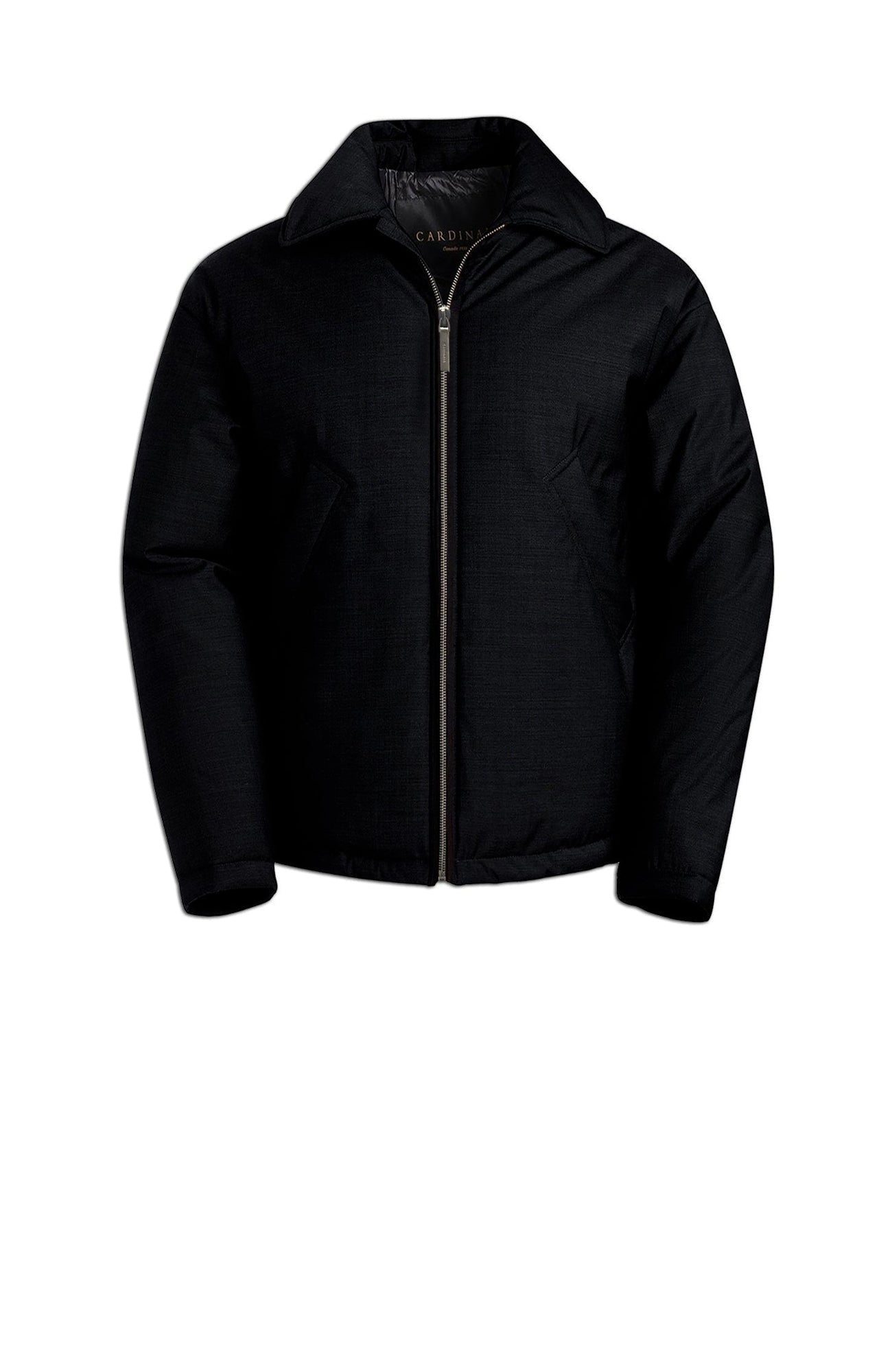 BARTON III WOOL BOMBER JACKET - MENS - Cardinal of Canada - CA - Barton black bomber jacket