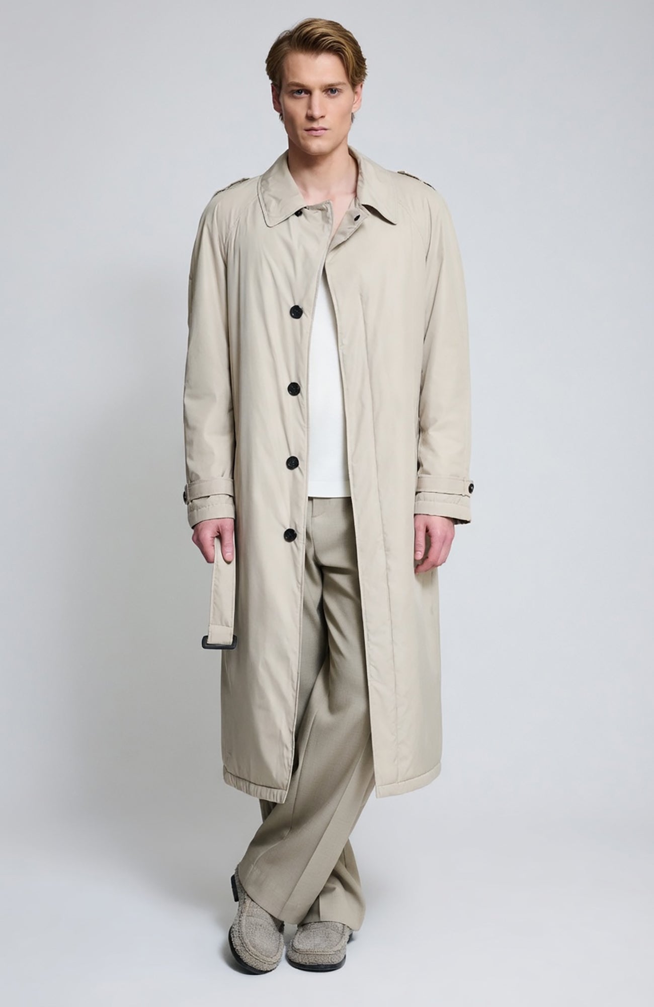 Limited Edition: Hans Stone Trenchcoat - MENS - Cardinal of Canada - CA - Limited Edition: Hans Stone Trenchcoat