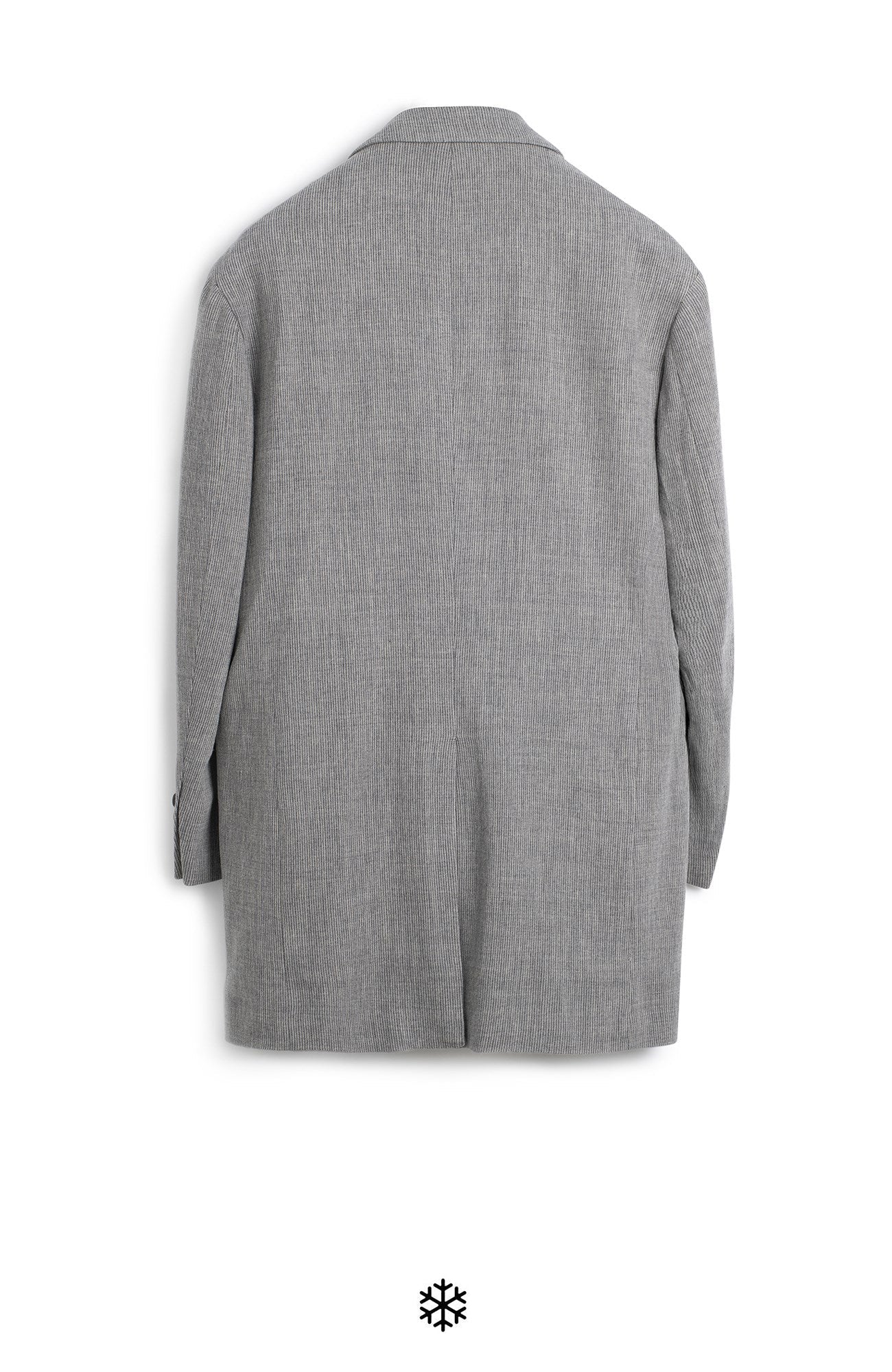 Limited Edition: Joshua Grey Melange Wool & Cashmere Topcoat - MENS - Cardinal of Canada - CA - Limited Edition: Joshua Grey Melange Wool & Cashmere Topcoat