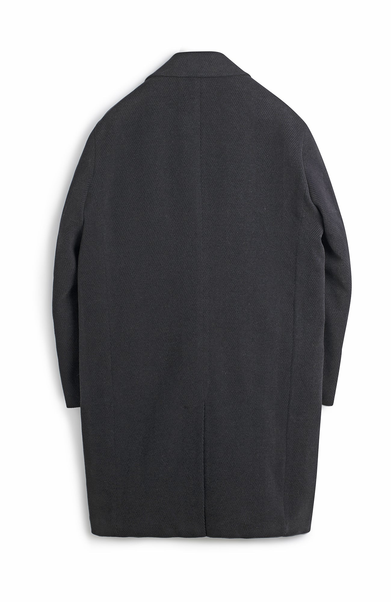 Limited Edition: Leto Black Herringbone Topcoat - MENS - Cardinal of Canada - CA - Limited Edition: Leto Black Herringbone Topcoat