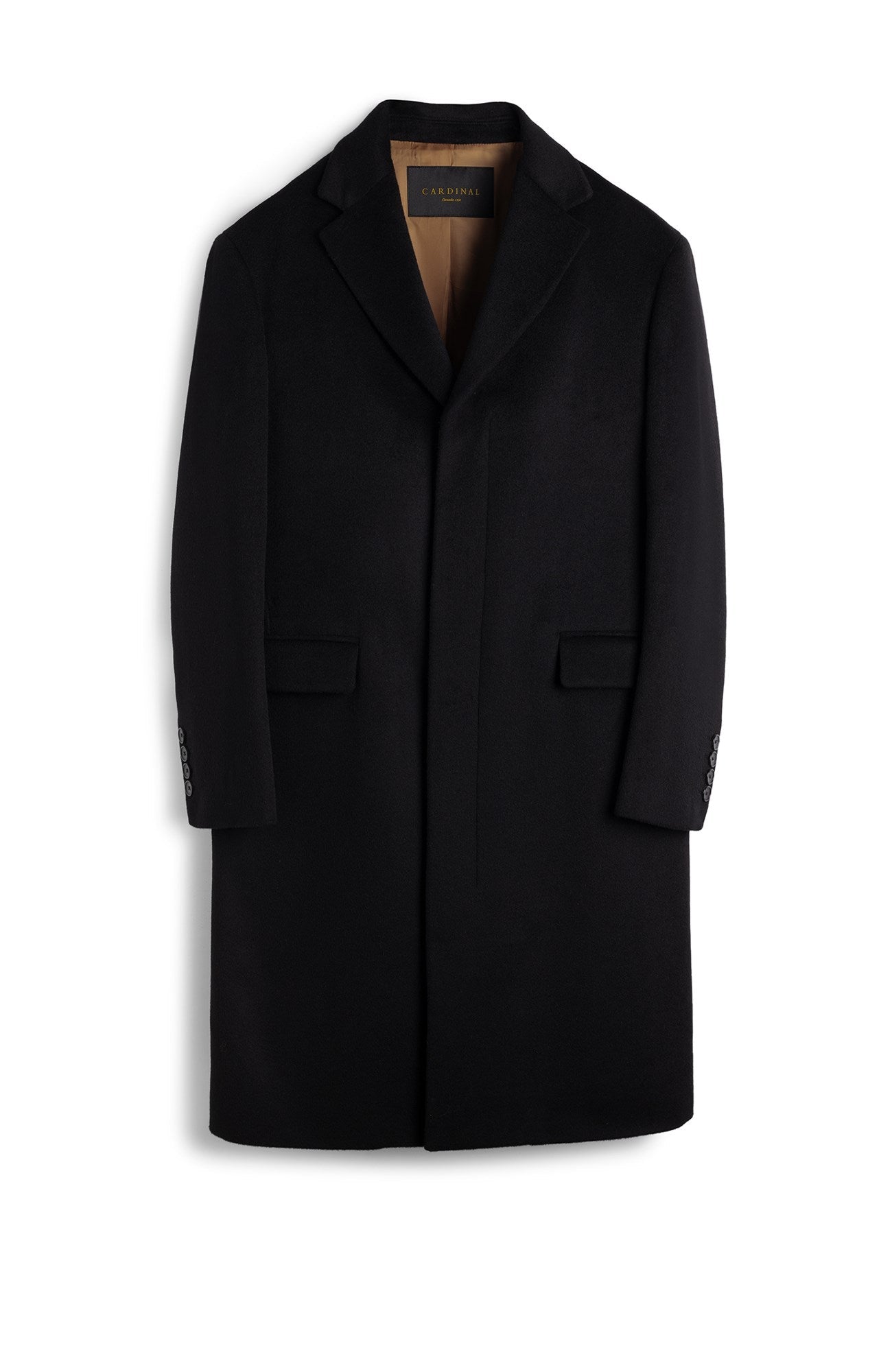 LIMITED EDITION: MERCER BLACK CASHMERE TOPCOAT - MENS - Cardinal of Canada - CA - LIMITED EDITION: MERCER BLACK CASHMERE TOPCOAT