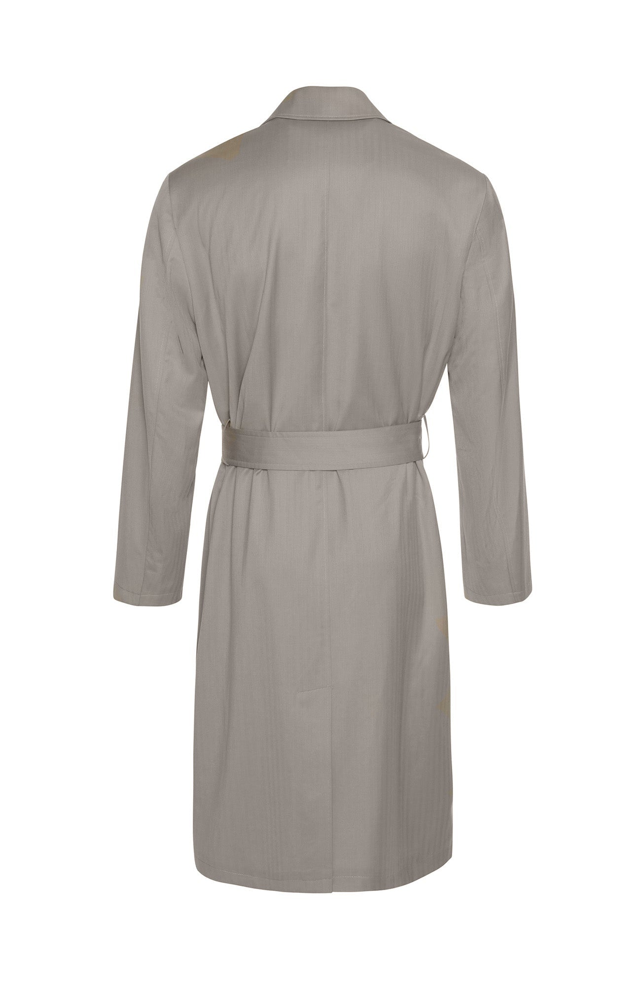 MAN RAY KHAKI HERRINGBONE WOOL TRENCH COAT - MENS - Cardinal of Canada - CA - MAN RAY KHAKI HERRINGBONE WOOL TRENCH COAT