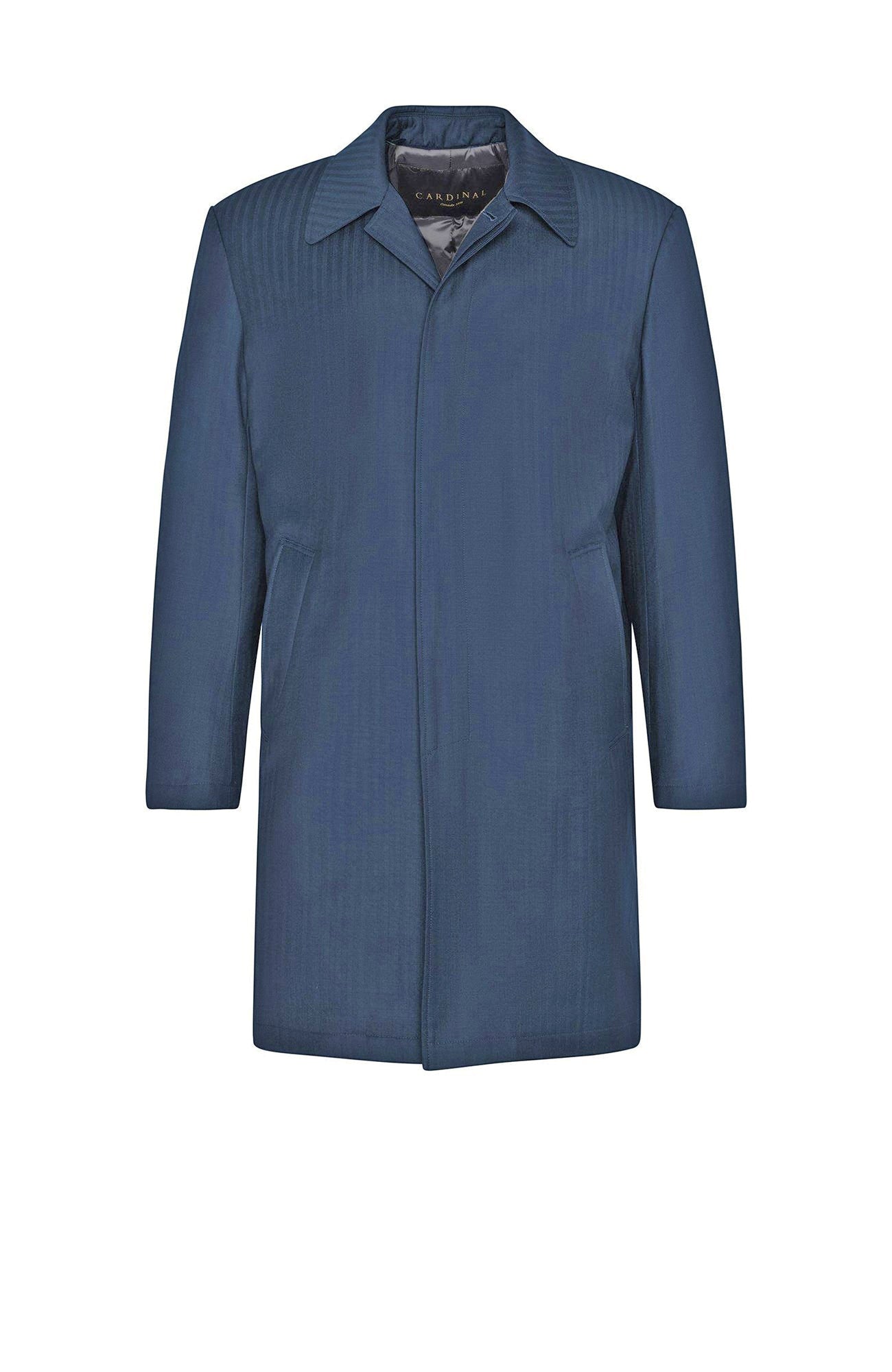 【新品】MANOF WOOL BEAVER 3WAY COAT Navy blue wool beaver coat for men | Corneliani