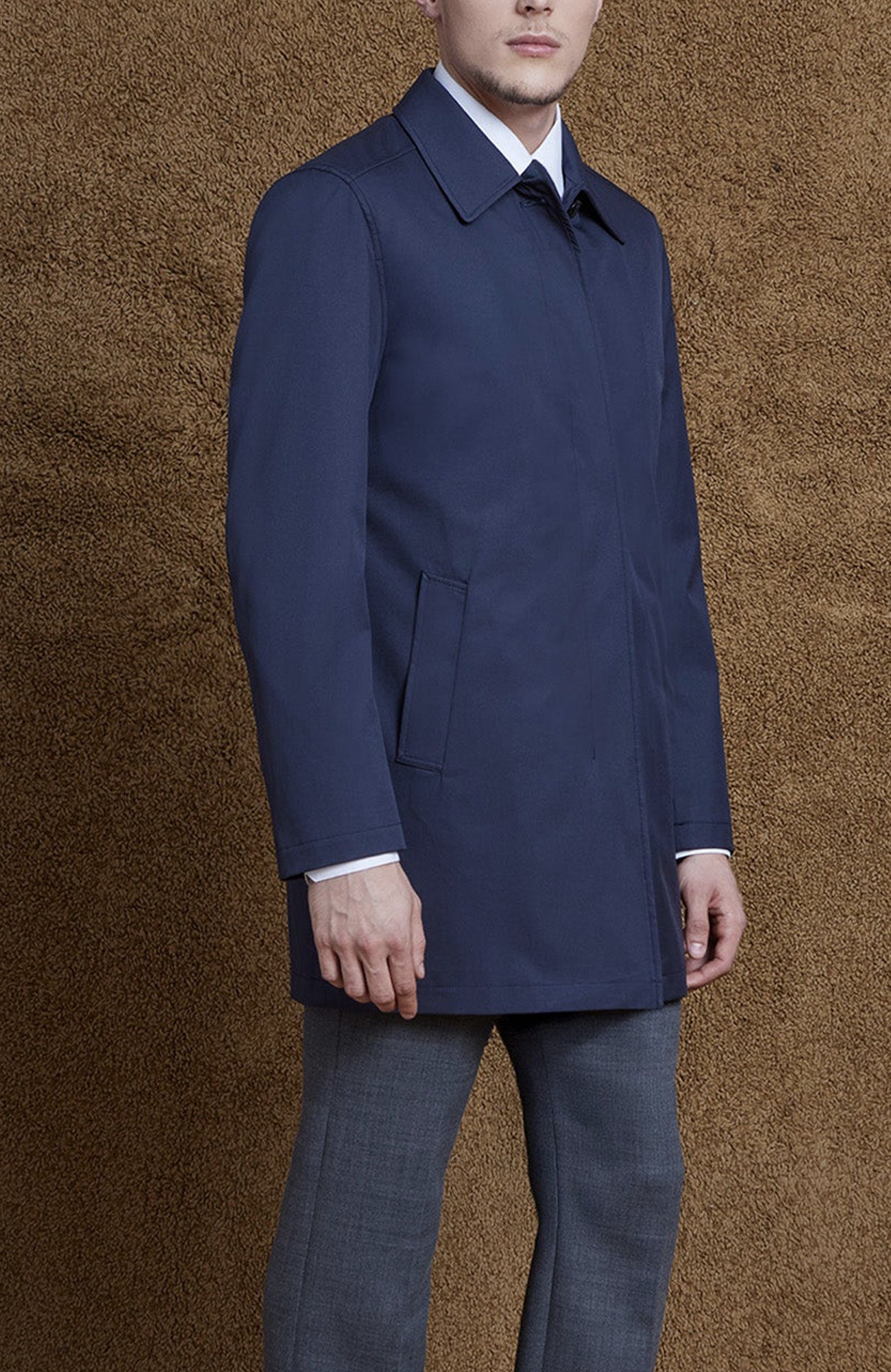 MCCORD BLUE RAINCOAT WITH PRIMALOFT LINING - Cardinal of Canada - CA - MCCORD BLUE RAINCOAT WITH PRIMALOFT LINING