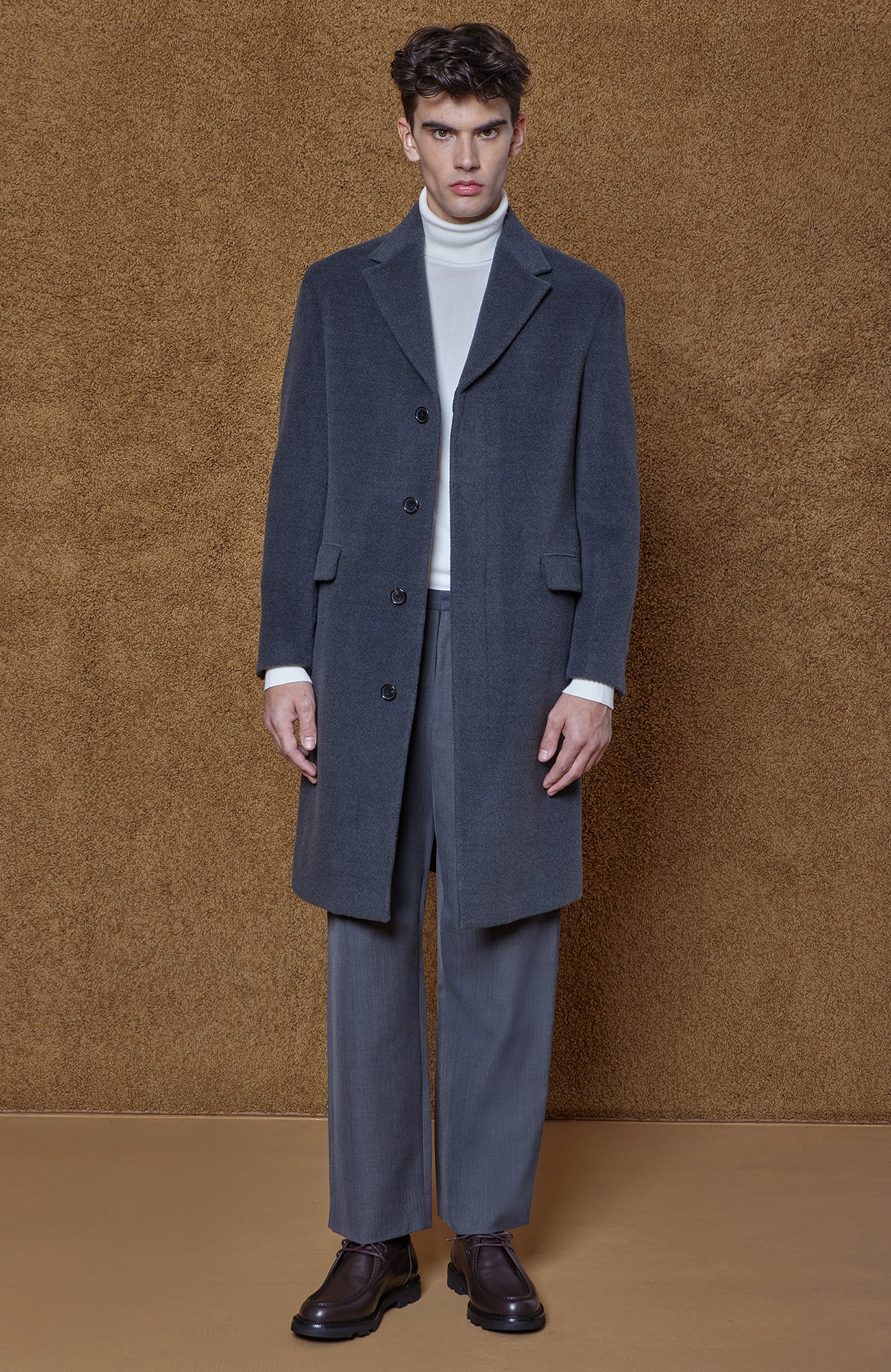 MERCER CHARCOAL WOOL TOPCOAT - MENS - Cardinal of Canada - CA - MERCER CHARCOAL WOOL TOPCOAT