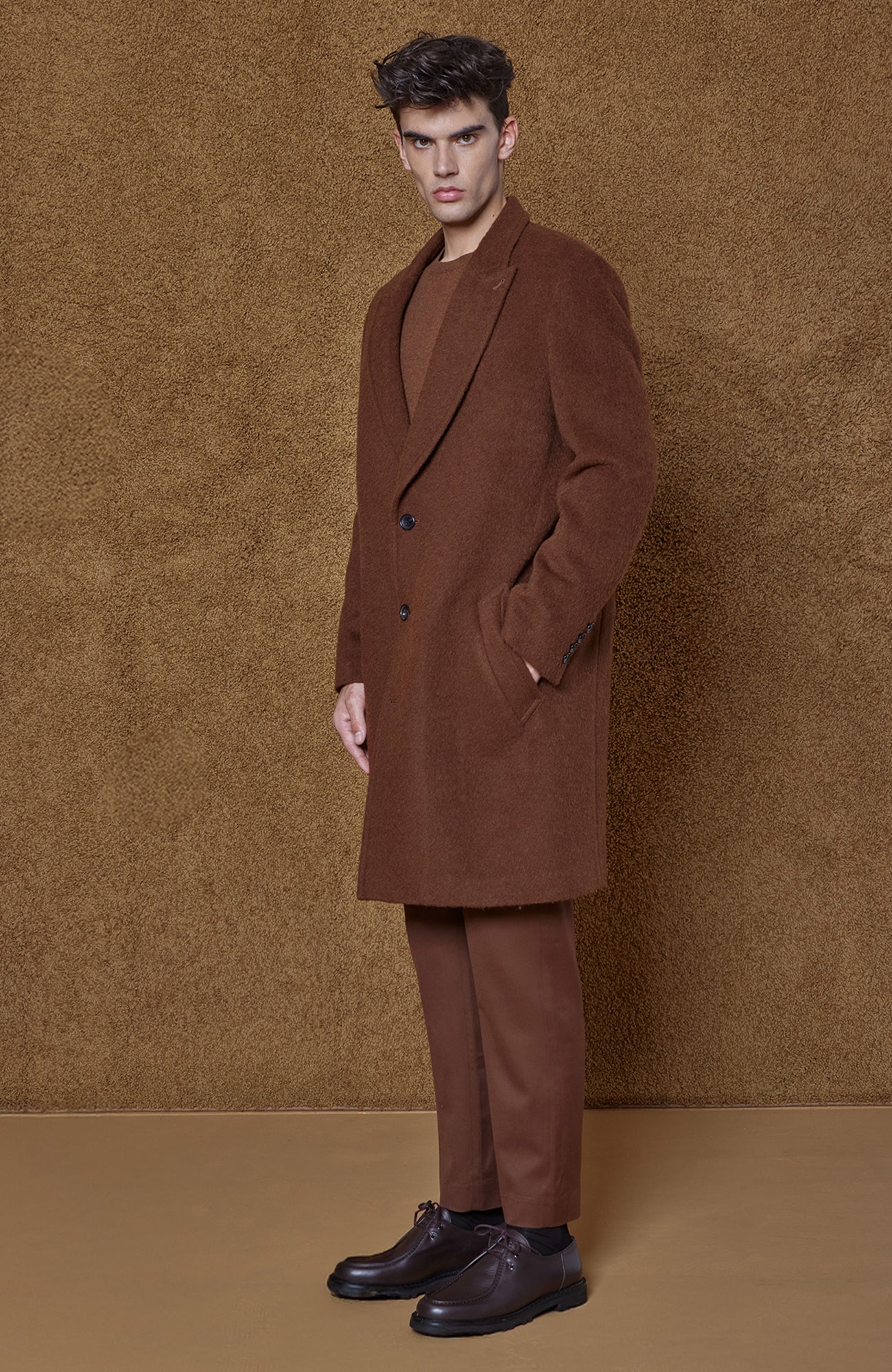 MERCURY WOOL AND ALPACA BLEND TOPCOAT - MENS - Cardinal of Canada - CA - MERCURY WOOL AND ALPACA BLEND TOPCOAT