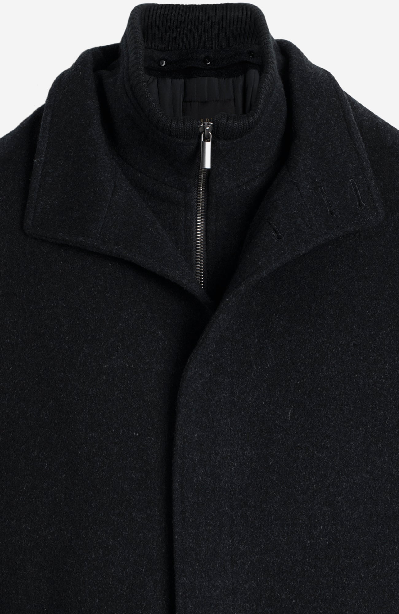 Mont - Royal Black Wool & Cashmere Car Coat - Cardinal of Canada - CA - Mont - Royal Black Wool & Cashmere Car Coat