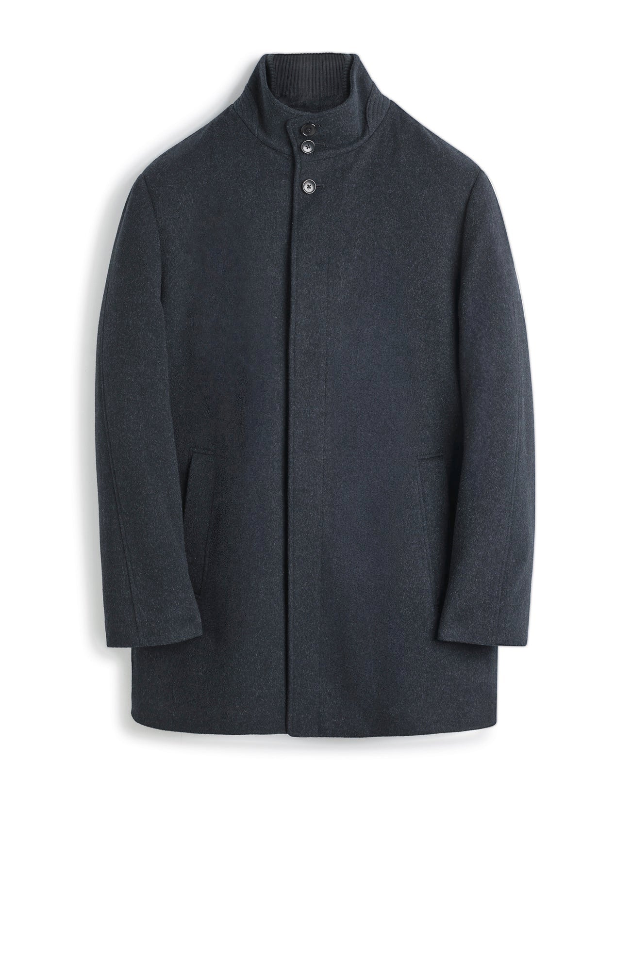 MONT - ROYAL CHARCOAL WOOL & CASHMERE CAR COAT - Cardinal of Canada - CA - MONT - ROYAL CHARCOAL WOOL & CASHMERE CAR COAT