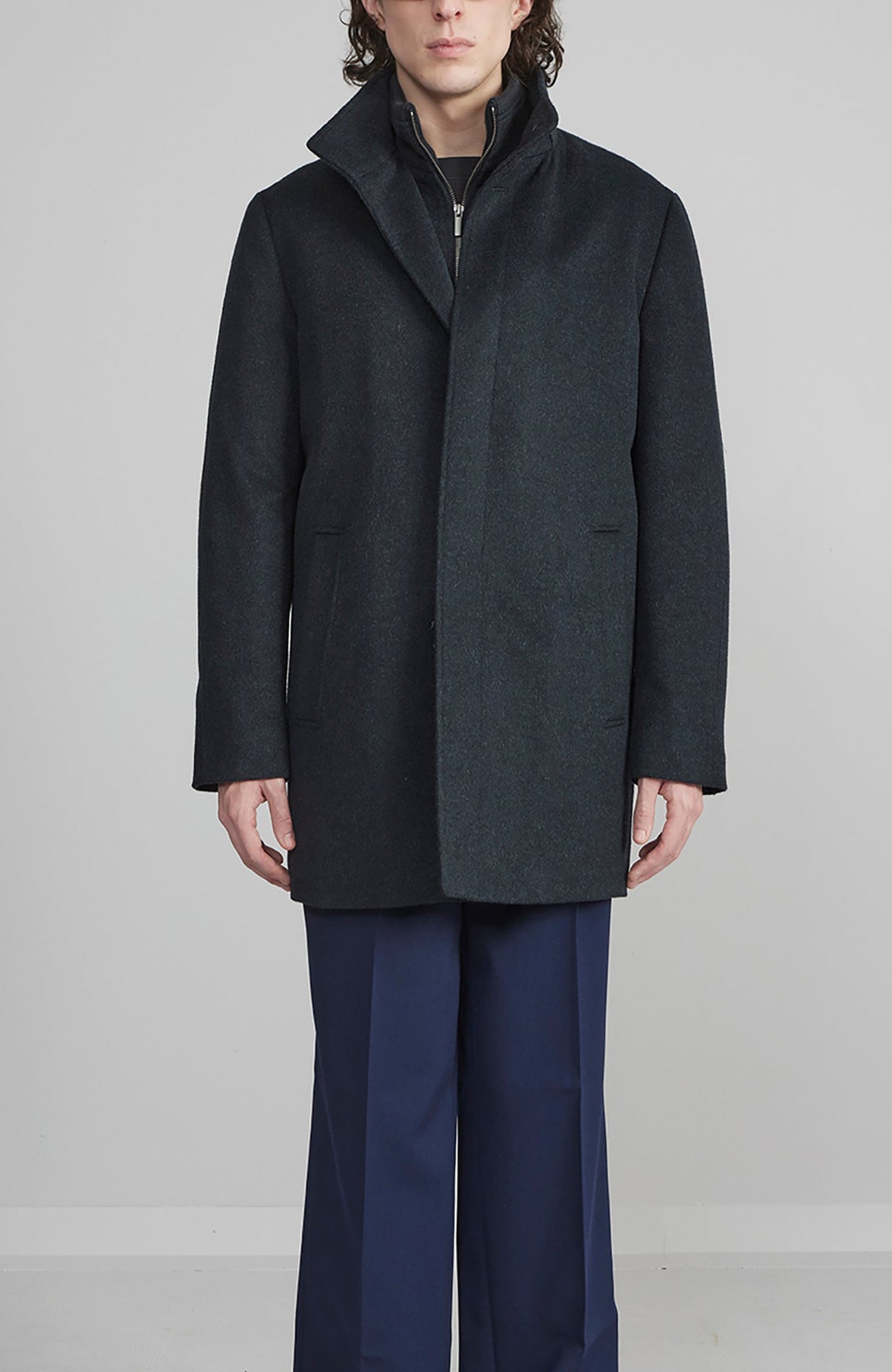 MONT - ROYAL CHARCOAL WOOL & CASHMERE CAR COAT - Cardinal of Canada - CA - MONT - ROYAL CHARCOAL WOOL & CASHMERE CAR COAT