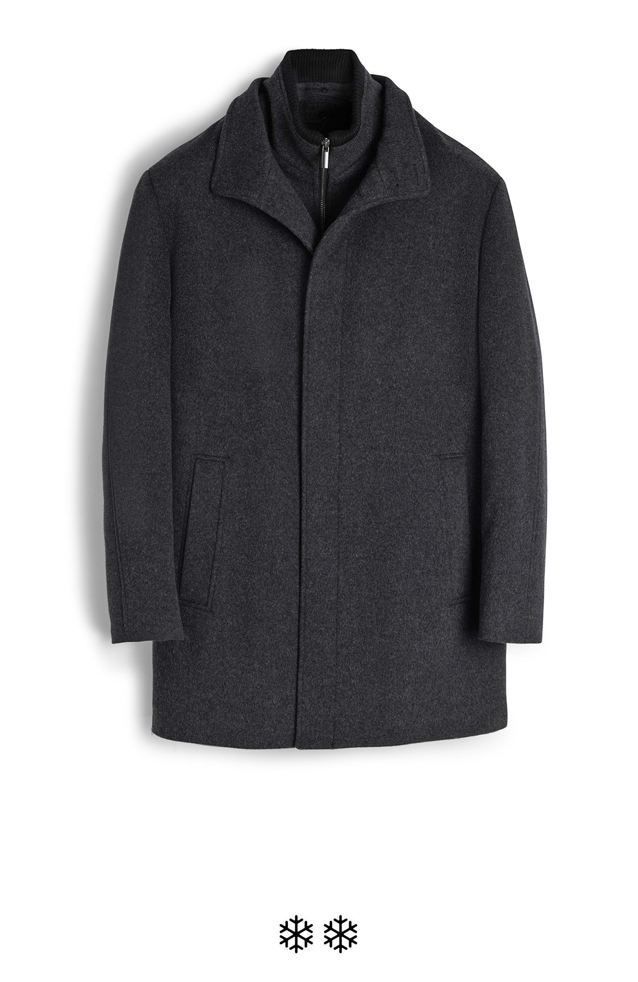 MONT - ROYAL CHARCOAL WOOL & CASHMERE CAR COAT - Cardinal of Canada - CA - MONT - ROYAL CHARCOAL WOOL & CASHMERE CAR COAT