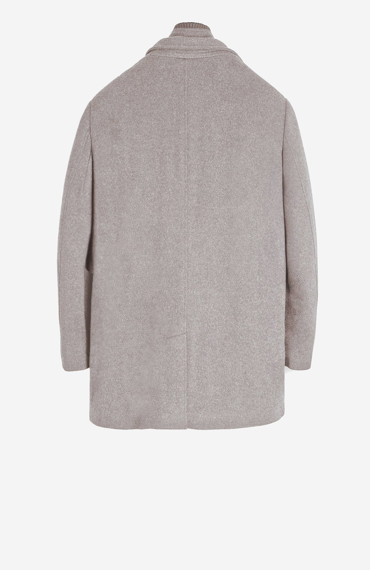 Mont-Royal Taupe Wool & Cashmere Car Coat - MENS - Cardinal of Canada-CA - Mont-Royal Taupe Wool & Cashmere Car Coat