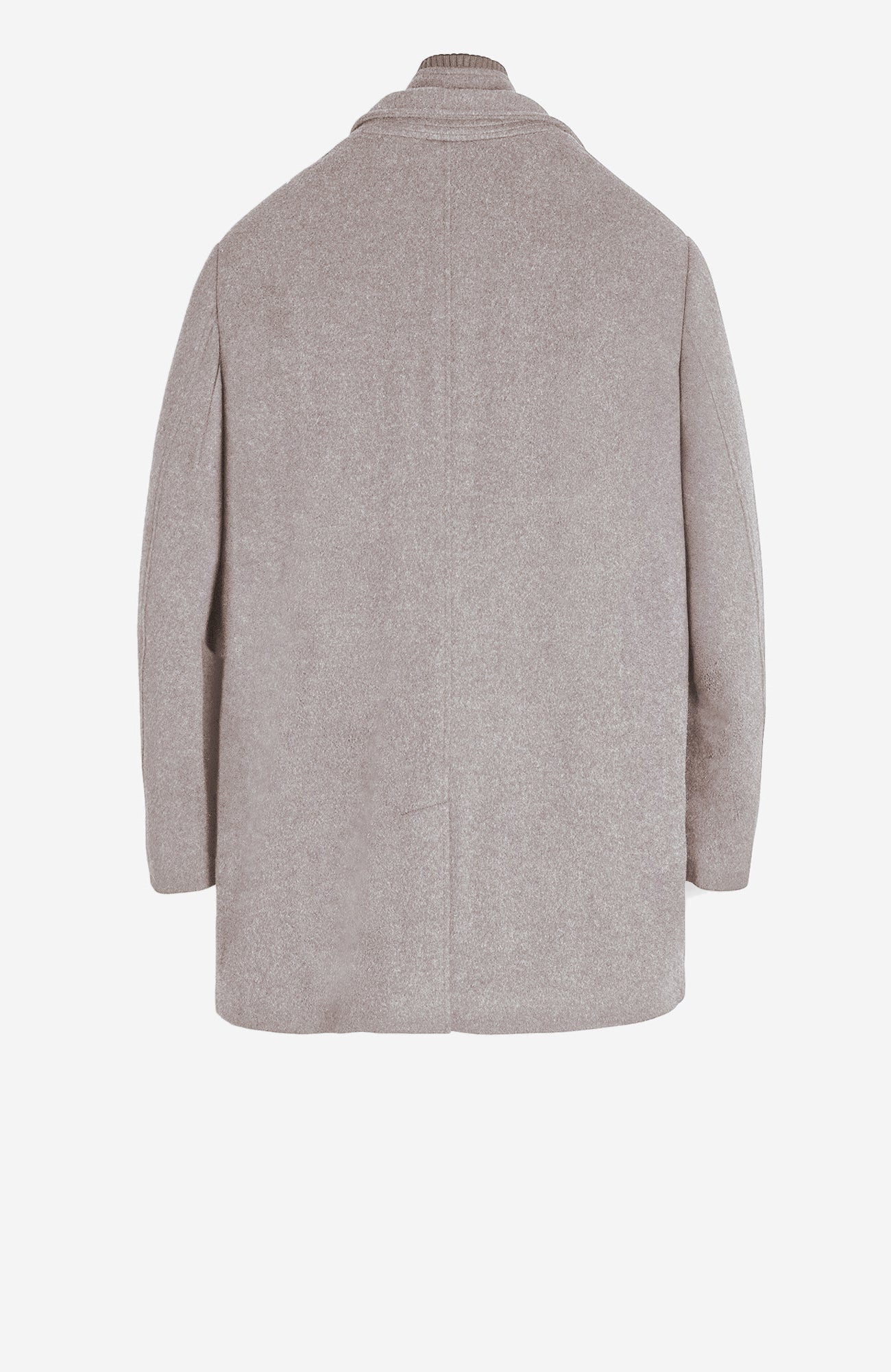 Mont-Royal Taupe Wool & Cashmere Car Coat - MENS - Cardinal of Canada-CA - Mont-Royal Taupe Wool & Cashmere Car Coat