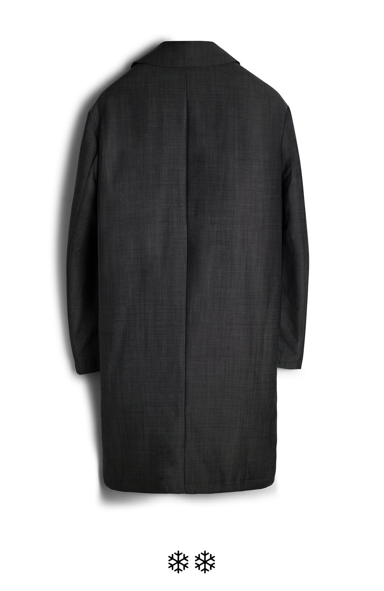 NOAH BLACK WOOL & CASHMERE TOPCOAT - MENS - Cardinal of Canada - CA - NOAH WOOL & CASHMERE TOPCOAT 41 inch length