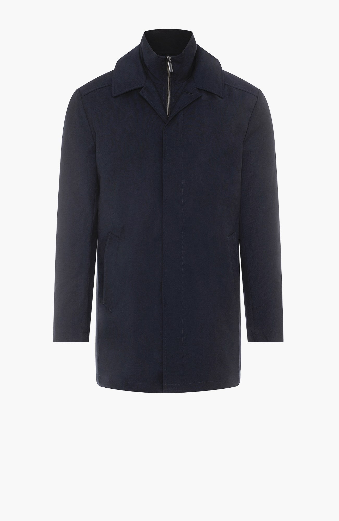 Samson Black Wool City Coat - MENS - Cardinal of Canada-CA - Samson Black Wool City Coat