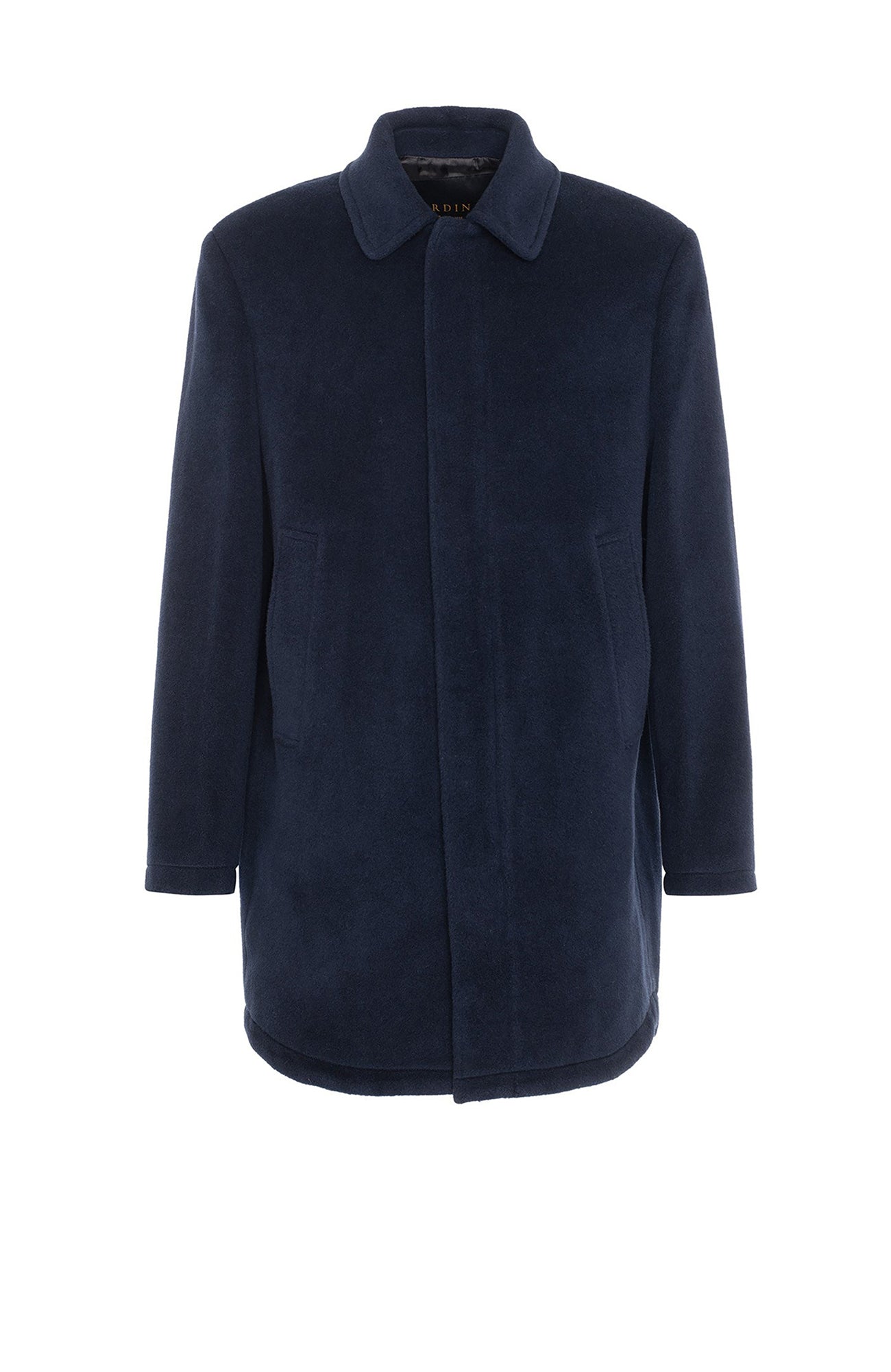 Manteau en laine bleu marine Soda