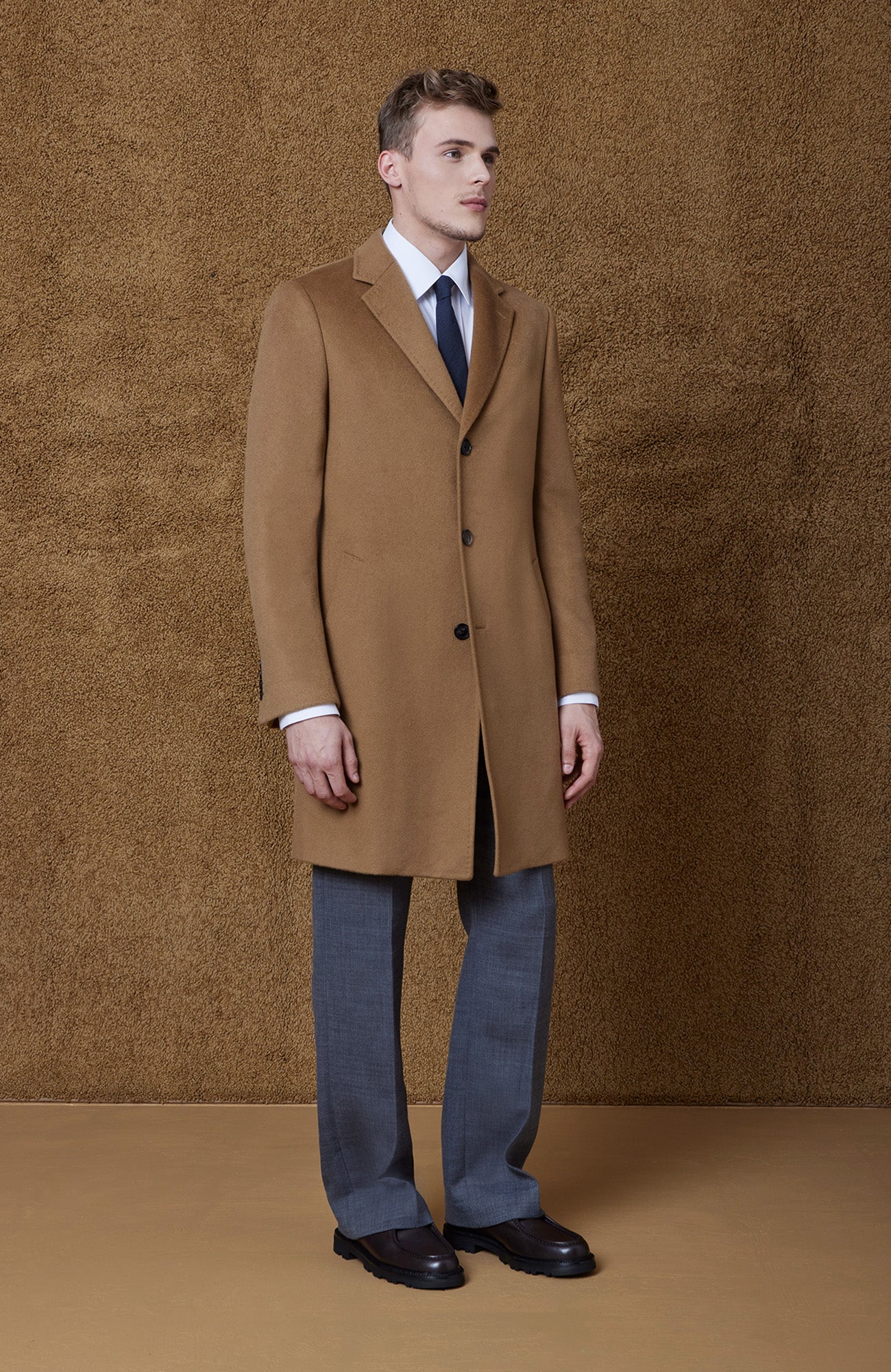 ST. PIERRE CASHMERE TOPCOAT in VICUNA - Dress - Cardinal of Canada - CA - ST. PIERRE CASHMERE TOPCOAT in VICUNA