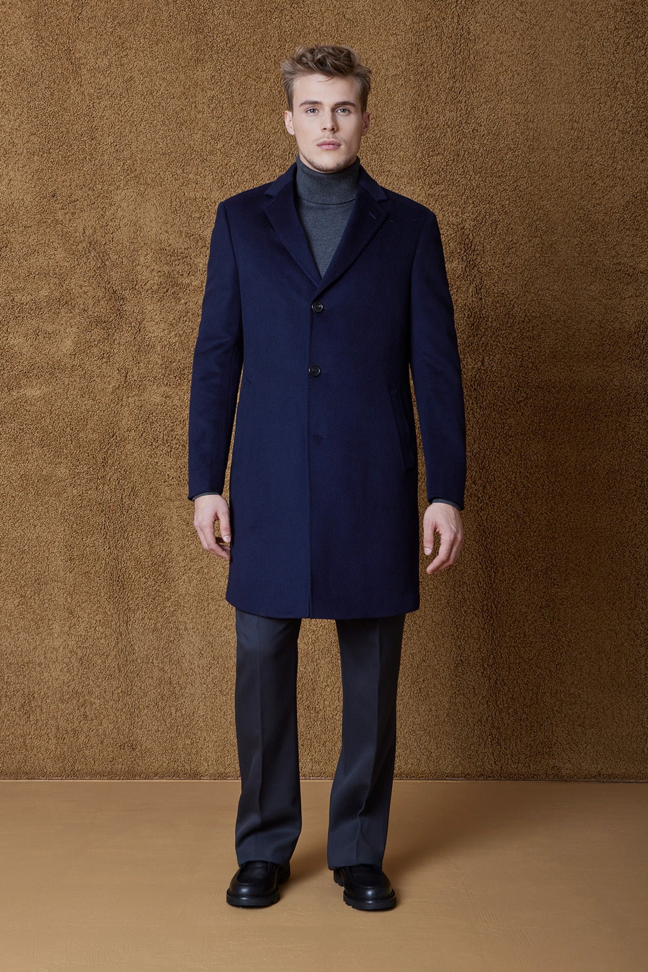 ST - PIERRE NAVY CASHMERE TOPCOAT - Dress - Cardinal of Canada - CA - ST - PIERRE NAVY CASHMERE TOPCOAT