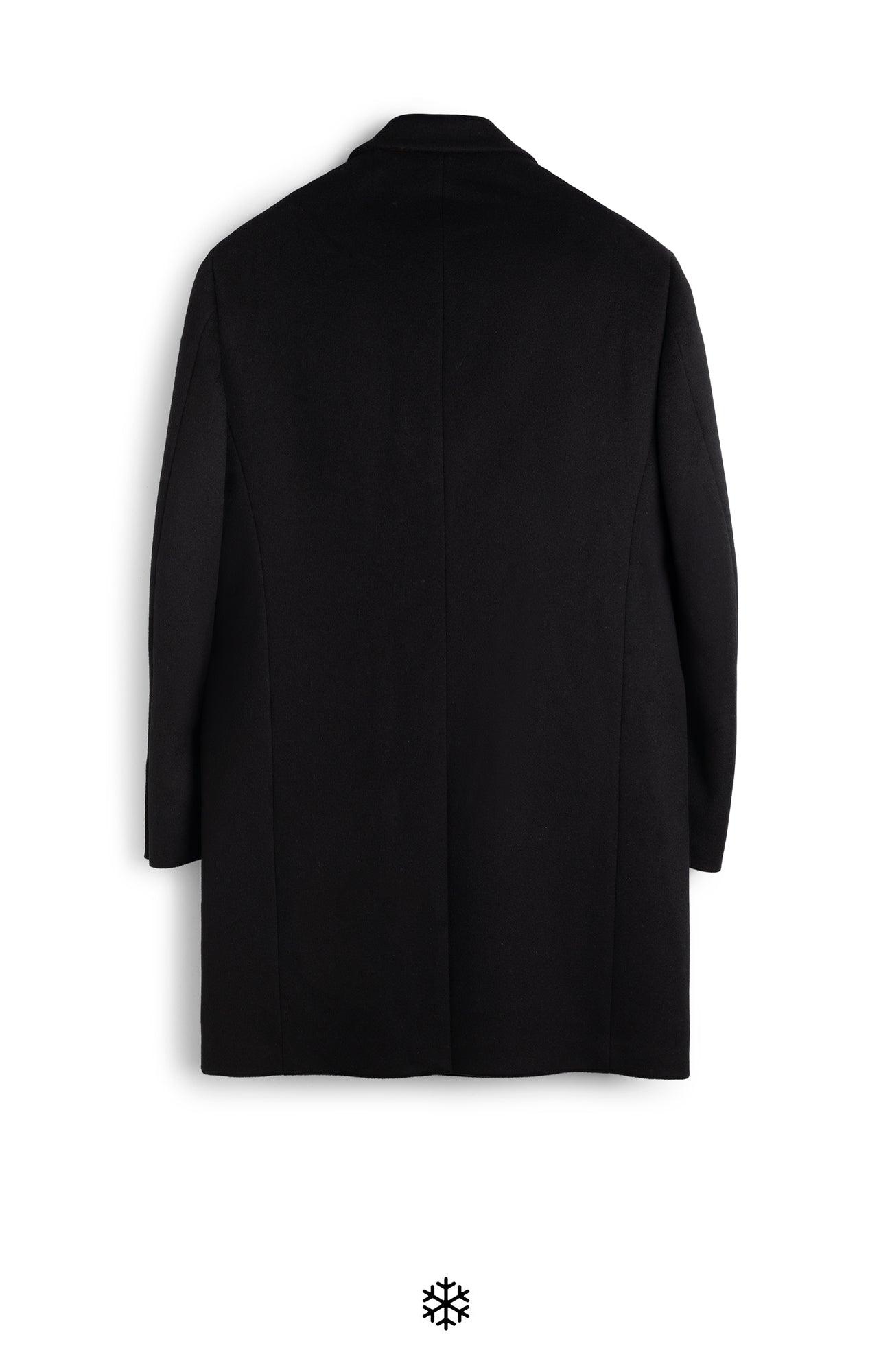 SUTTON BLACK WOOL OVERCOAT - Dress - Cardinal of Canada - CA - Sutton - Black wool topcoat 38 inch length