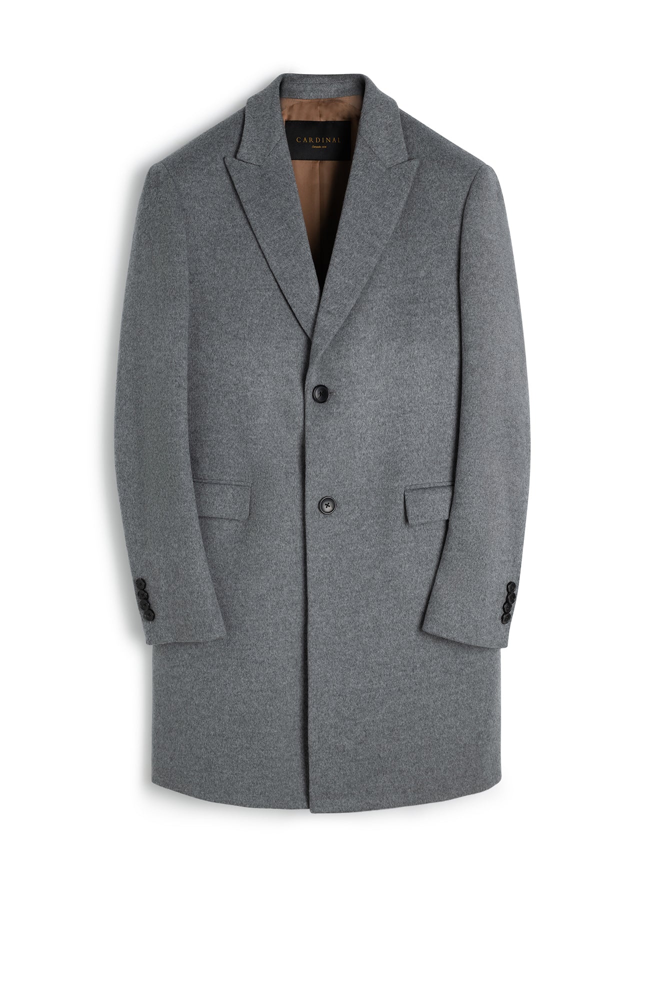 Grey topcoat on sale