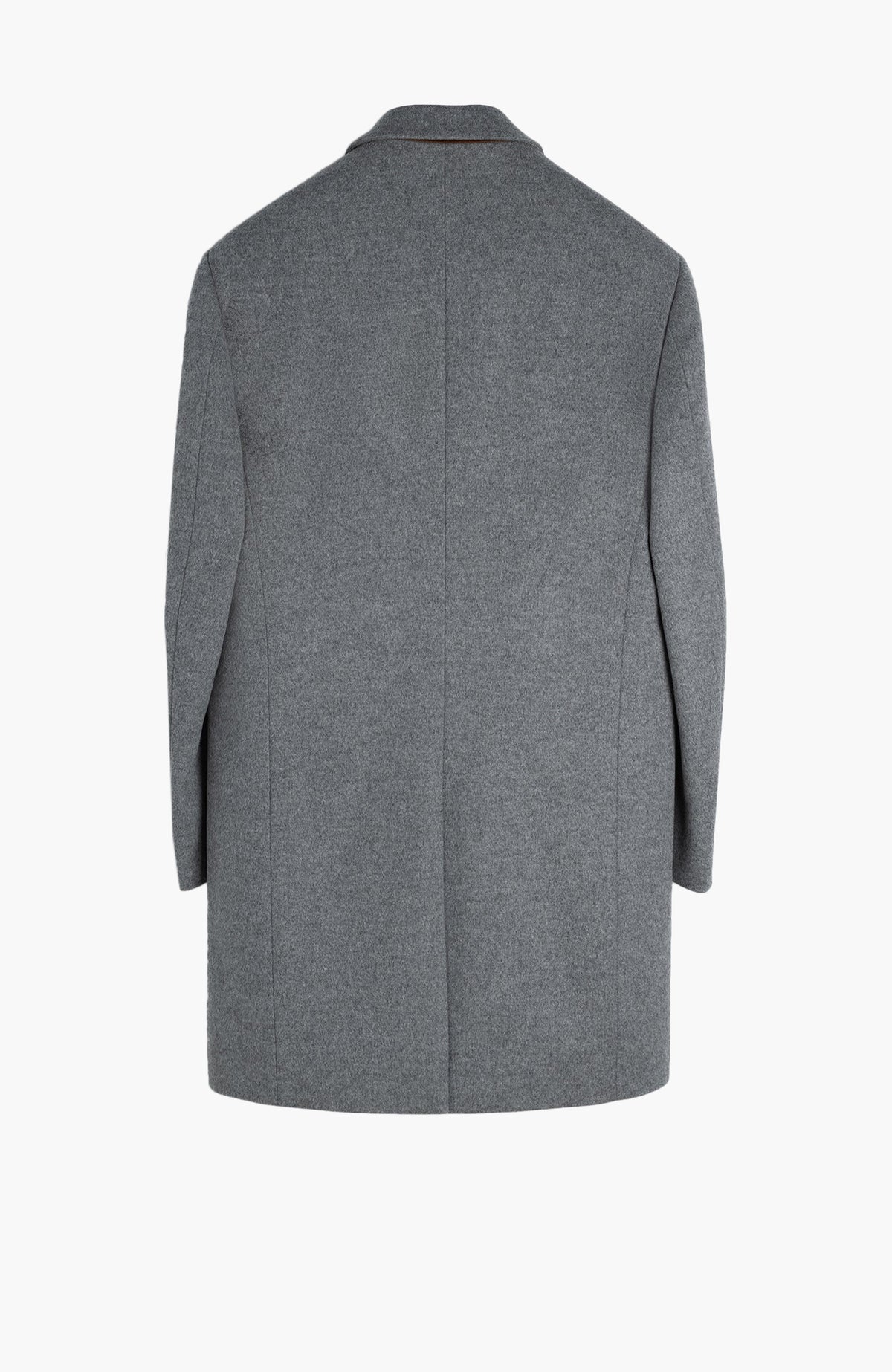 Sutton Light Grey Wool Topcoat