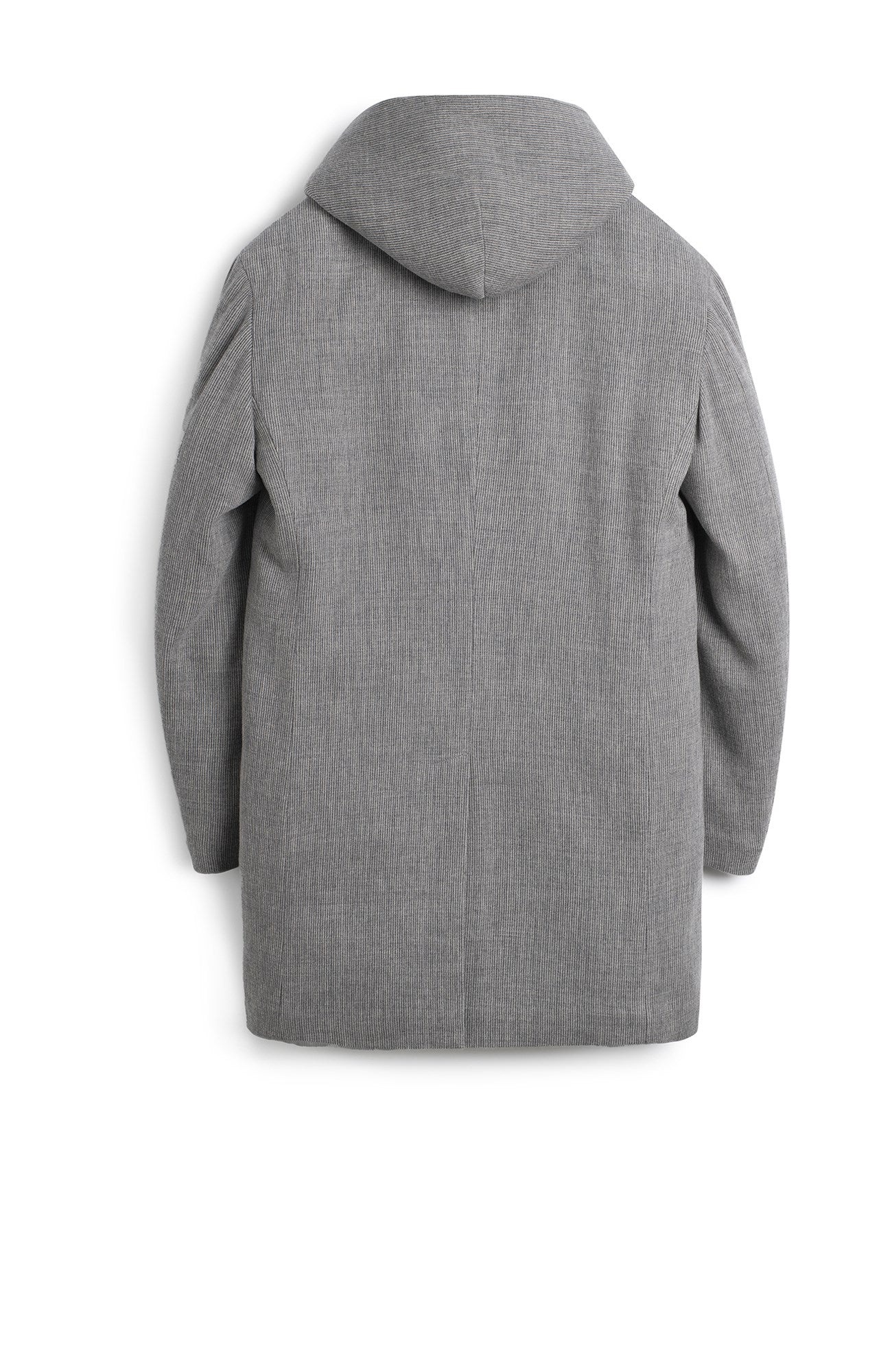 TYSON GRAY MELANGE WOOL & CASHMERE TOPCOAT WITH PRIMALOFT INSULATION - MENS - Cardinal of Canada - CA - TYSON GRAY MELANGE WOOL & CASHMERE TOPCOAT WITH PRIMALOFT INSULATION