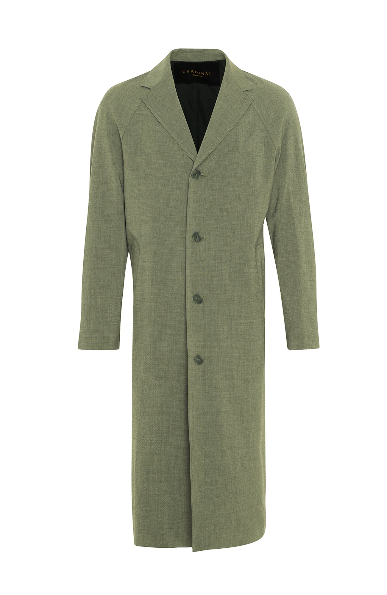 AXEL KHAKI BELTED TOPCOAT