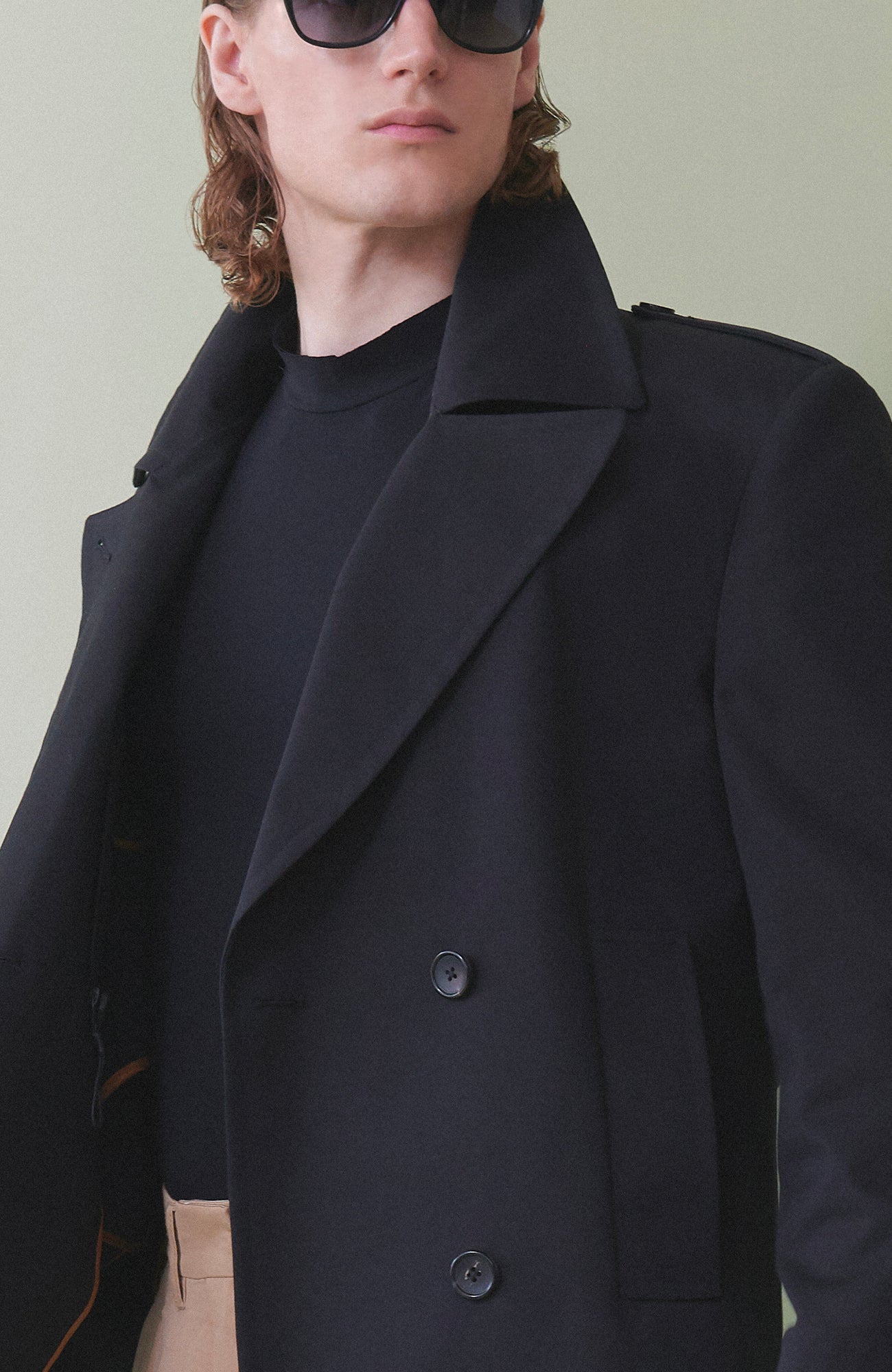 LIMITED EDITION: MYLO BLACK DOUBLE BREAST PEACOAT - MENS - Cardinal of Canada-CA - LIMITED EDITION: MYLO BLACK DOUBLE BREAST PEACOAT 28 INCH LENGTH