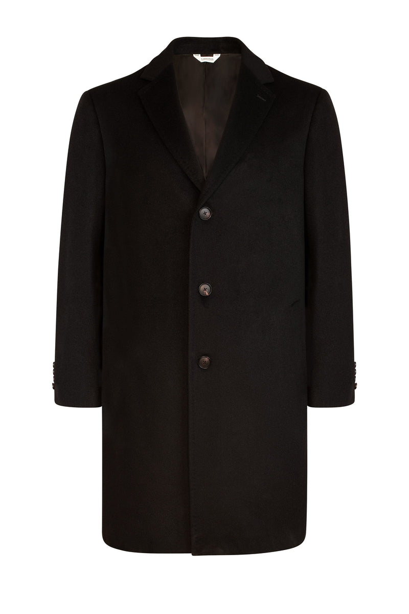 Saint-Pierre Pure Cashmere Overcoat - Black - OVERCOATS - Cardinal of Canada-CA - Saint-Pierre Pure Cashmere Overcoat - Black