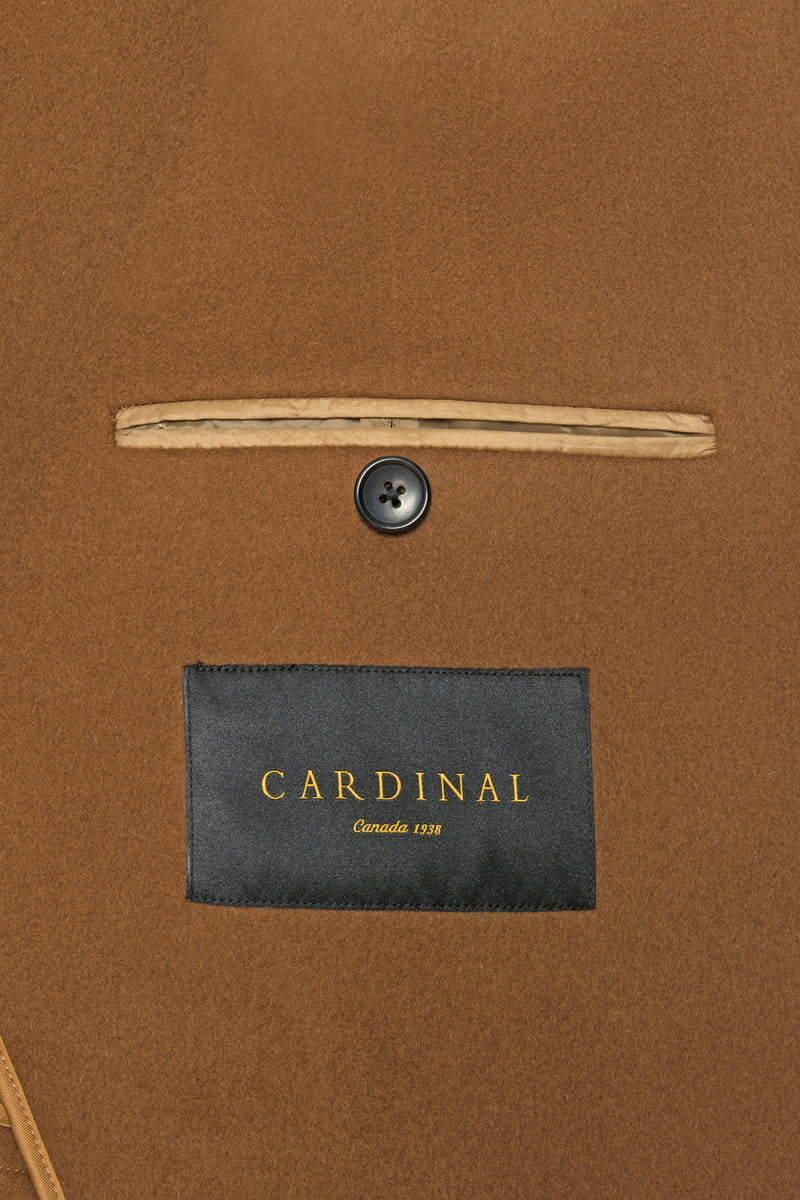SELWYN DARK VICUNA TOP WOOL COAT - Cardinal of Canada-CA - Selwyn wool top coat 38 inch length